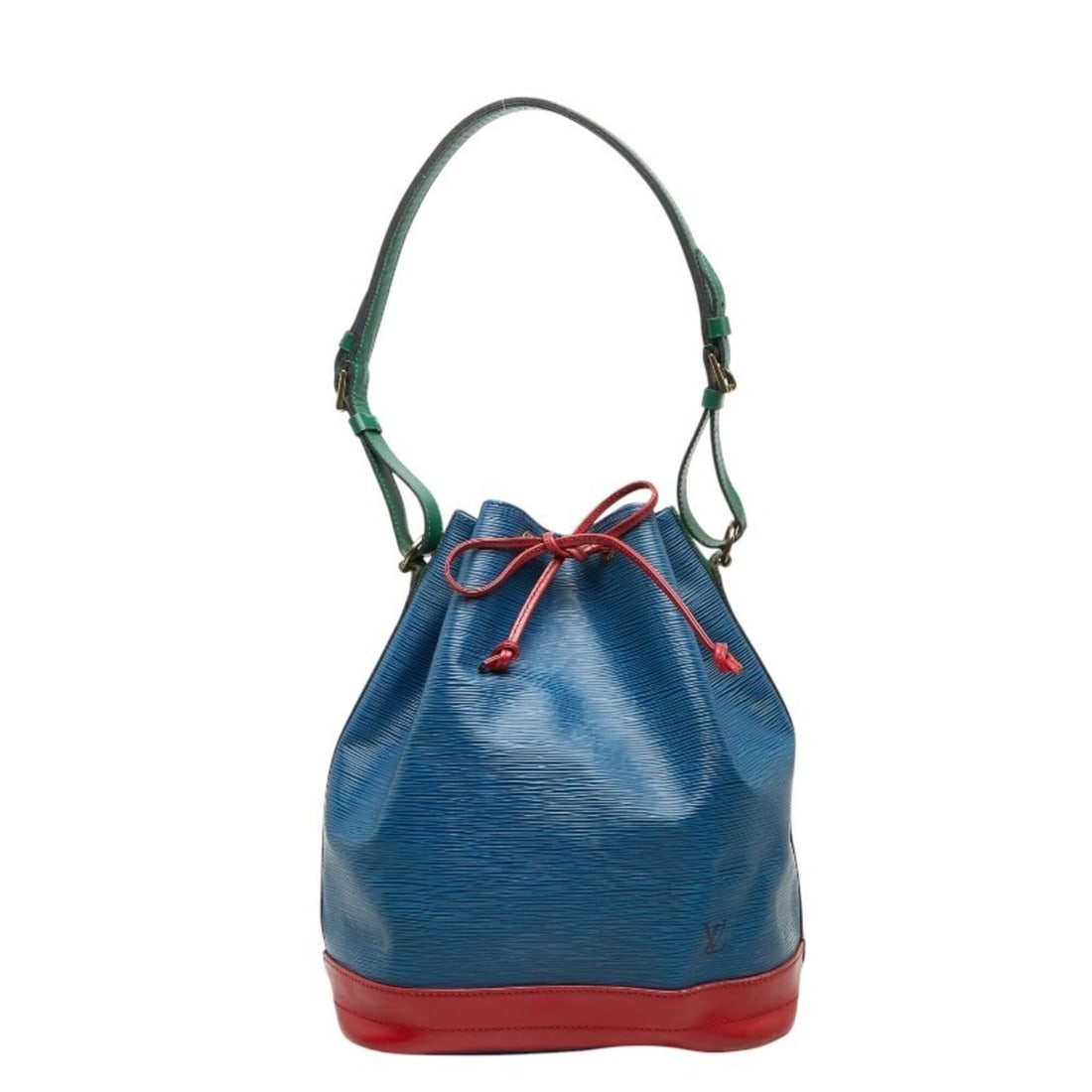Louis Vuitton Epi Noe Tricolor Shoulder Bag, One-Shoulder M44082, Toledo Blue, Borneo Green,: --- Catalog ---Category: SizeStrap Drop: 33cm / 12.99''Size (HxWxD): 33cm x 27cm x 19.5cm / 12.99'' x 10.62'' x 7.67''Category: DesignType: Shoulder bagColor: Borneo green, Castilian red, Toledo blueG