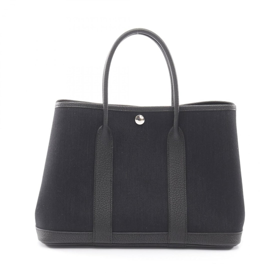 Hermes Garden Party TPM Tote Bag Handbag Canvas Leather Toile Military Negonda Women's Black: --- Catalog ---Category: SizeSize (HxWxD): 21cm x 30cm x 14cm / 8.26'' x 11.81'' x 5.51''Category: DesignType: Handbag, Tote bagColor: BlackGender: WomenMaterial: Canvas , Leather Category: GeneralBra