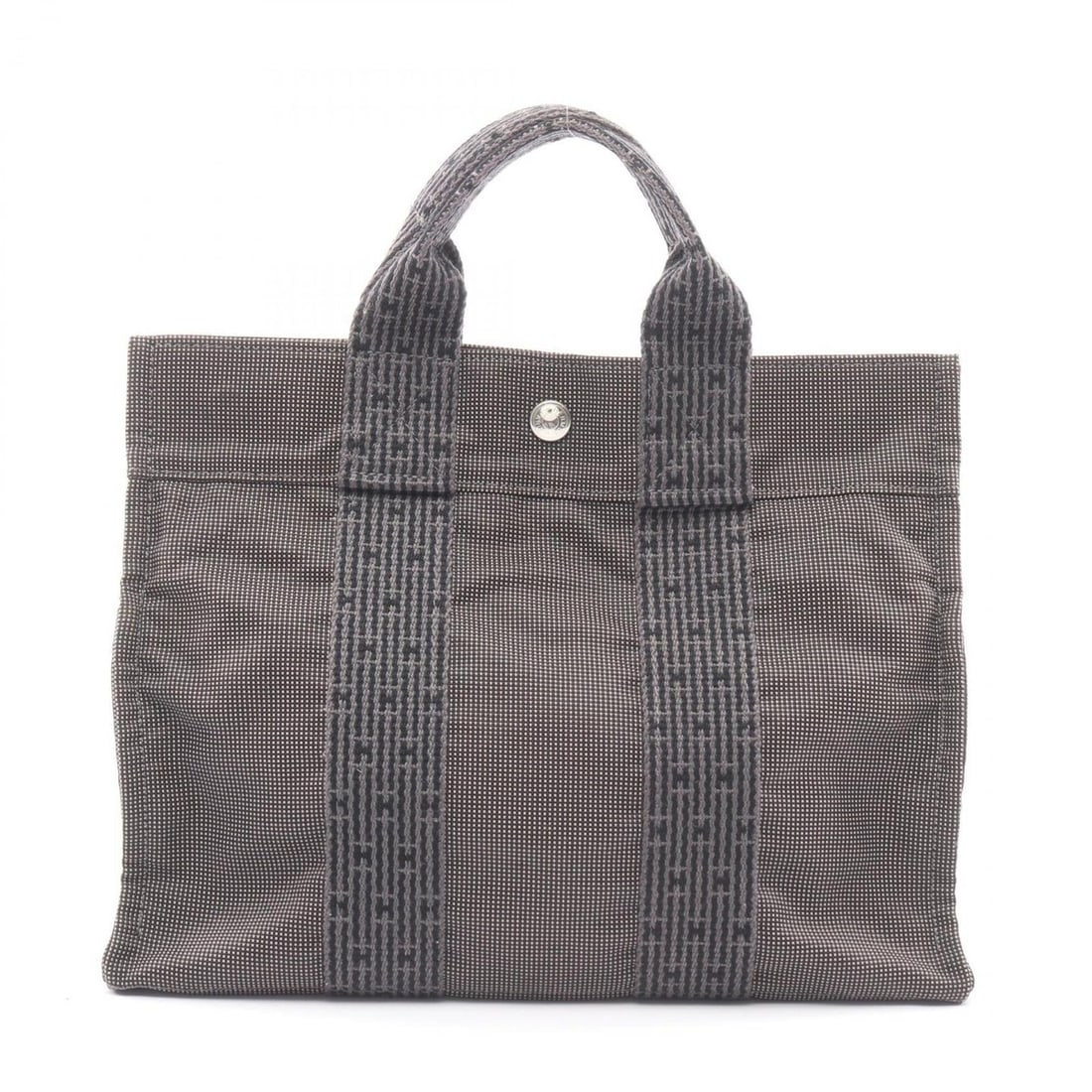 Hermes Herline PM Tote Bag Handbag Nylon Canvas Women's Gray: --- Catalog ---Category: SizeSize (HxWxD): 23cm x 30cm x 8cm / 9.05'' x 11.81'' x 3.14''Category: DesignType: Handbag, Tote bagColor: GrayGender: WomenMaterial: Nylon canvas Category: GeneralBrand: He