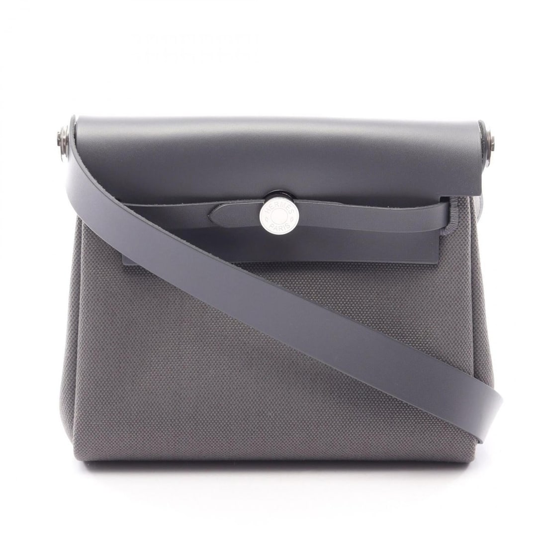 Hermes Herbag Zip Mini Shoulder Bag Handbag Canvas Leather Toile H Vache Hunter Women's Gray: --- Catalog ---Category: SizeSize (HxWxD): 16cm x 20cm x 7cm / 6.29'' x 7.87'' x 2.75''Category: DesignType: Handbag, Shoulder bagColor: GrayGender: WomenMaterial: Canvas , Leather Category: GeneralBr