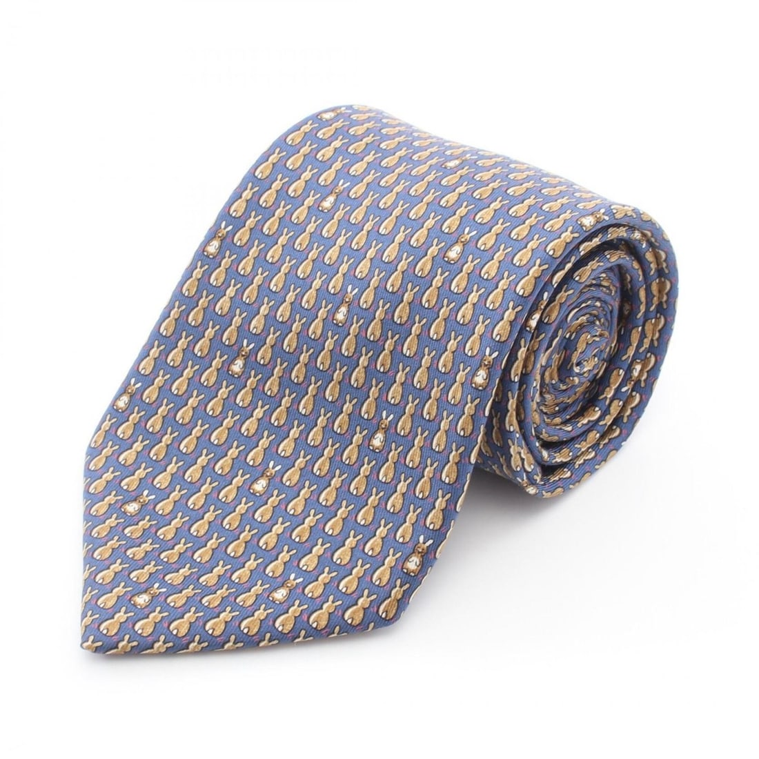 Hermes HERMES Rabbit Pattern Tie, Silk, Men's, Navy/Multicolor: --- Catalog ---Category: SizeTotal Length: 151cm / 59.44''Category: DesignType: CravatColor: Multi-color, NavyGender: MenMaterial: Silk Category: GeneralBrand: Hermes--- Item List ---Section: Conditio