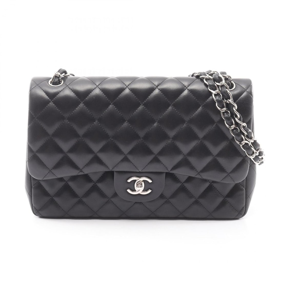 Chanel CHANEL Large Matelassé 30 Classic Double Flap Shoulder Bag Handbag Lambskin Leather Women's: --- Catalog ---Category: SizeSize (HxWxD): 20cm x 30cm x 9cm / 7.87'' x 11.81'' x 3.54''Category: DesignType: Handbag, Shoulder bagColor: BlackStyle: ClassicGender: WomenMaterial: Leather Hardware Col
