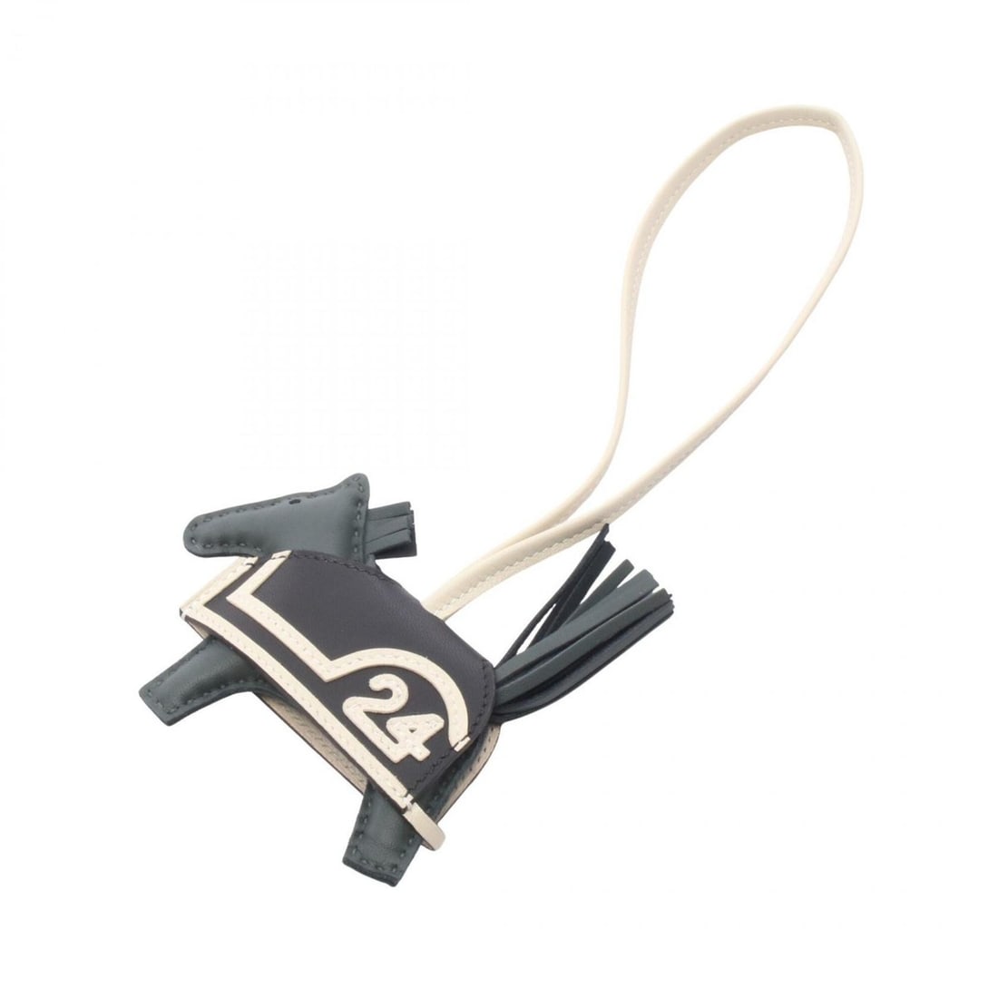 Hermes Rodeo PM Robeo Coeur Charm Accessory Leather Agneau Milo Veau Swift Women's Green Ivory Black: --- Catalog ---Category: DesignType: Handbag charmColor: Black, Green, IvoryGender: WomenMaterial: Agneau Milo, Leather, Swift leatherCategory: GeneralBrand: Hermes--- Item List ---Section: ConditionR