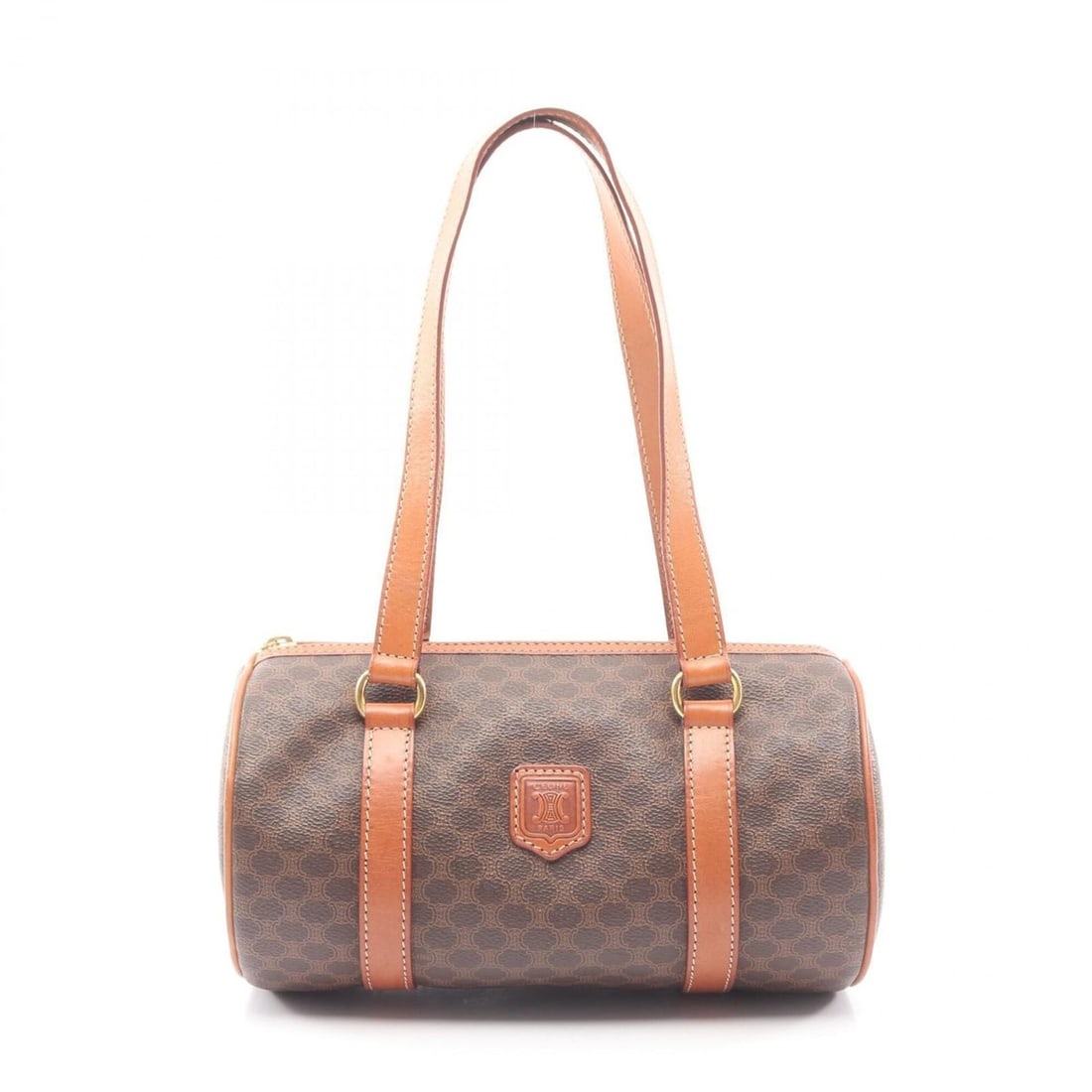 Celine Macadam Handbag, Coated Canvas Leather, Women's, Brown: --- Catalog ---Category: SizeSize (HxWxD): 15cm x 26cm x 13cm / 5.9'' x 10.23'' x 5.11''Category: DesignType: HandbagColor: BrownGender: WomenMaterial: Coated canvas Category: GeneralBrand: Celine--- 