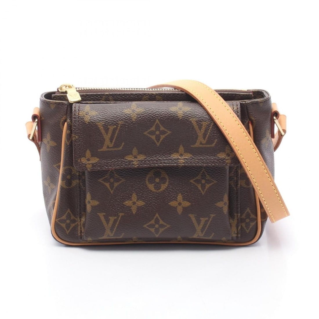 Louis Vuitton LOUIS VUITTON Vivacite PM Shoulder Bag Handbag Coated Canvas Leather Monogram Women's: --- Catalog ---Category: SizeSize (HxWxD): 13cm x 18cm x 8.5cm / 5.11'' x 7.08'' x 3.34''Category: DesignType: Shoulder bagColor: BrownGender: WomenMaterial: Coated canvas , Monogram , PVC , Leather C