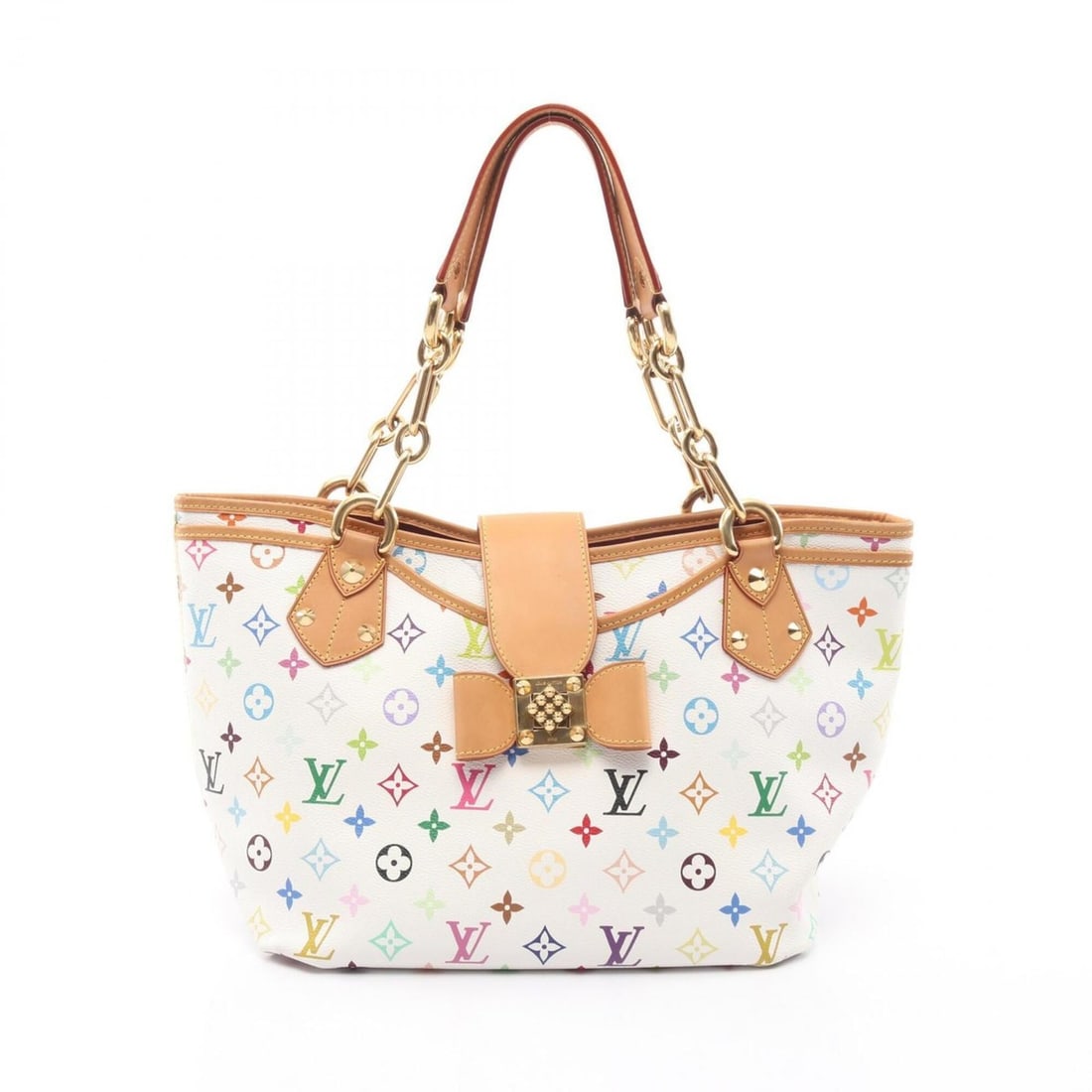 Louis Vuitton Annie GM Monogram Multicolor Blanc Tote Bag Handbag Coated Canvas Leather Women's: --- Catalog ---Category: SizeSize (HxWxD): 23cm x 30cm x 19.5cm / 9.05'' x 11.81'' x 7.67''Category: DesignType: Tote bagColor: Blanc, WhiteGender: WomenMaterial: PVC , Coated canvas , Leather Categor