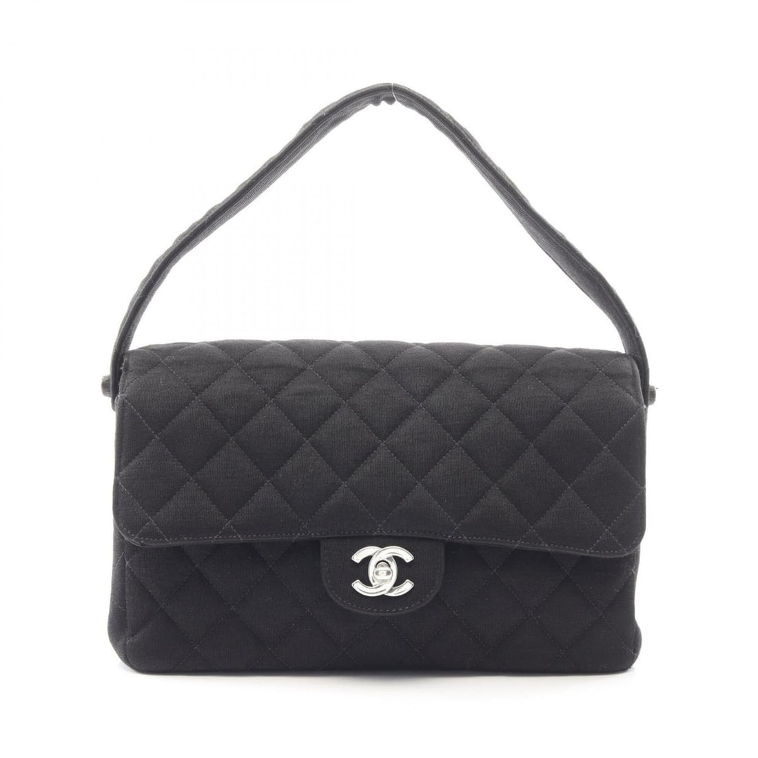 Chanel Matelassé Double-Faced Handbag, Cotton, Women's, Black: --- Catalog ---Category: SizeSize (HxWxD): 16cm x 25cm x 9cm / 6.29'' x 9.84'' x 3.54''Handle Length: 44cm / 17.32''Category: DesignType: HandbagColor: BlackGender: WomenMaterial: Cotton Hardware Colo