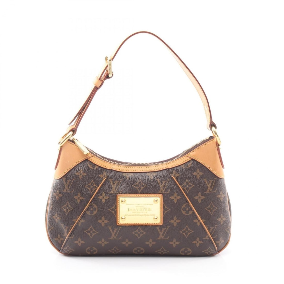 Louis Vuitton Thames PM Shoulder Bag/Handbag, Coated Canvas and Leather, Monogram Pattern, Women's,: --- Catalog ---Category: SizeSize (HxWxD): 17cm x 32cm x 6cm / 6.69'' x 12.59'' x 2.36''Category: DesignType: Shoulder bagColor: BrownGender: WomenMaterial: Coated canvas , PVC , Leather Category:
