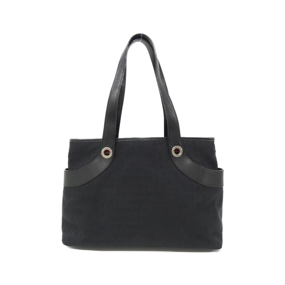 Bvlgari shoulder bag: --- Catalog ---Category: SizeSize (HxWxD): 24cm x 36cm x 13cm / 9.44'' x 14.17'' x 5.11''Category: DesignType: Shoulder bagColor: BlackGender: WomenMaterial: Canvas , Leather Hardware Color: