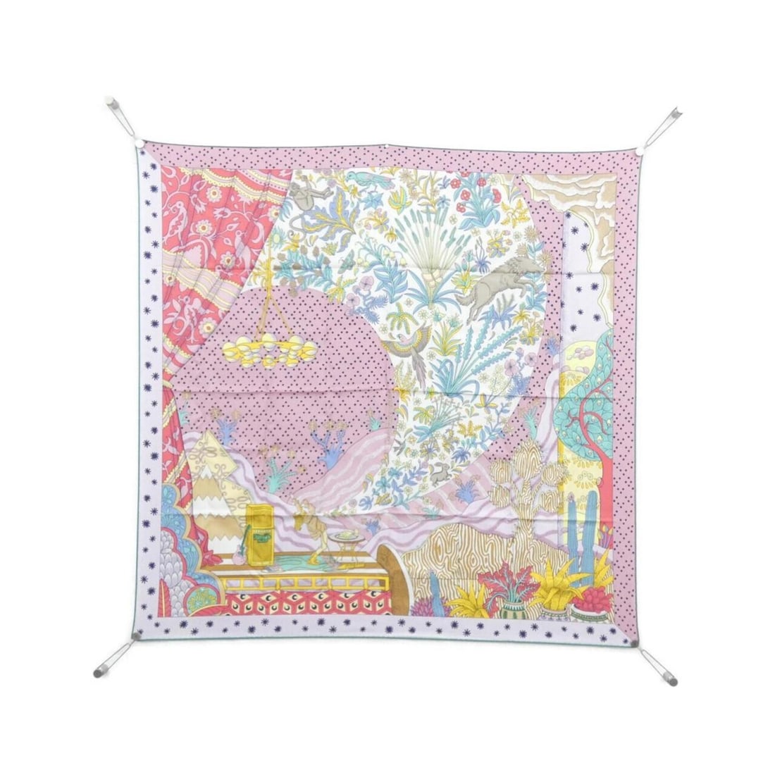 Hermes LE PREMIER CHANT Carre 003799S Scarf/Muffler: --- Catalog ---Category: SizeSize (LxW): 90cm x 90cm / 35.43'' x 35.43''Category: DesignType: ScarfColor: PinkGender: Men,WomenMaterial: Silk Category: GeneralMPN: 003799SBrand: Hermes--- Item List