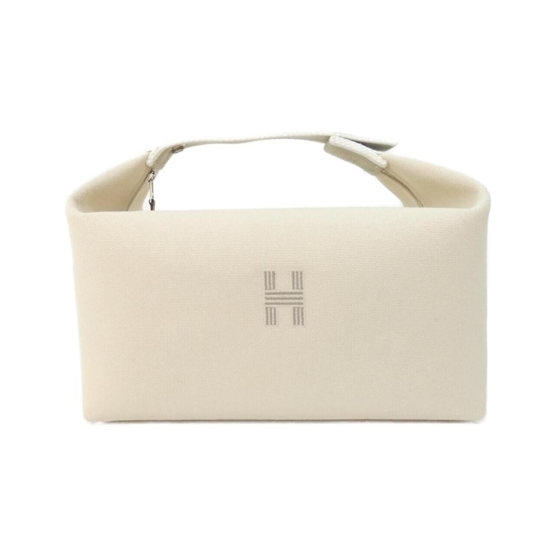 Hermes Bride à Black GM 103223M Handbag Pouch: --- Catalog ---Category: SizeSize (HxWxD): 21cm x 25cm x 14cm / 8.26'' x 9.84'' x 5.51''Category: DesignType: Handbag, PouchColor: NaturalGender: Men,WomenMaterial: Canvas Hardware Color: