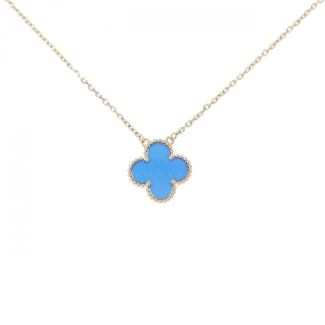 Van Cleef & Arpels Vintage Alhambra Necklace: --- Catalog ---Category: SizePendant Size: 14.8mm x 14.8mm / 0.58'' x 0.58''Neck Circumference: 37 cm - 42 cm / 14.56'' - 16.53''Category: DesignGender: WomenMaterial: Yellow gold (18K)Pendant Type: