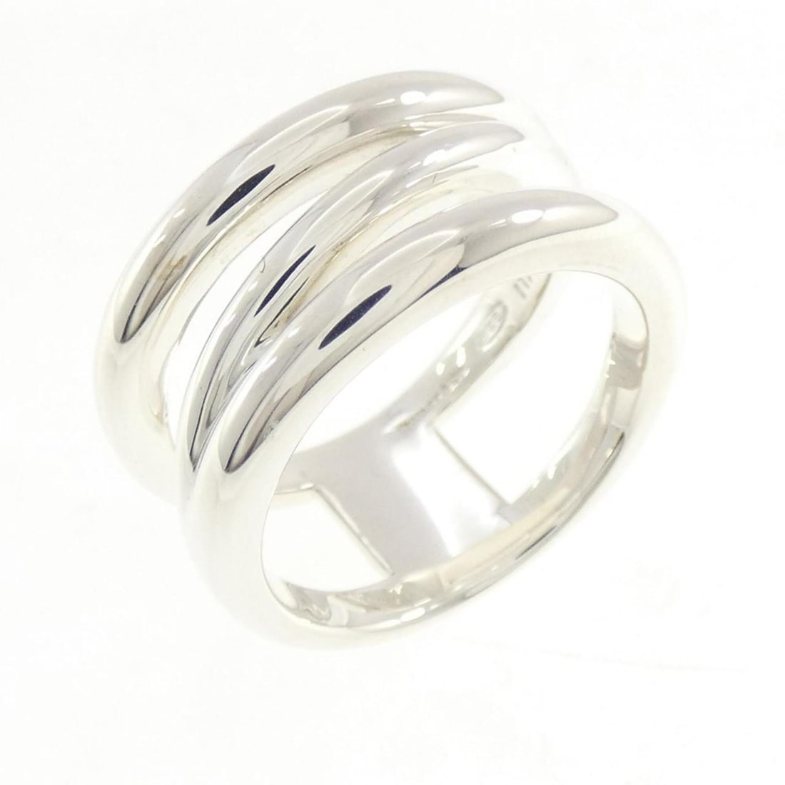 Tiffany Open Diagonal Ring: --- Catalog ---Category: SizeJP Size: 15.0US Size: 7.5Category: DesignType: Band ringGender: Women,MenMaterial: Silver 925Category: GeneralBrand: Tiffany--- Item List ---Section: ConditionRanking: