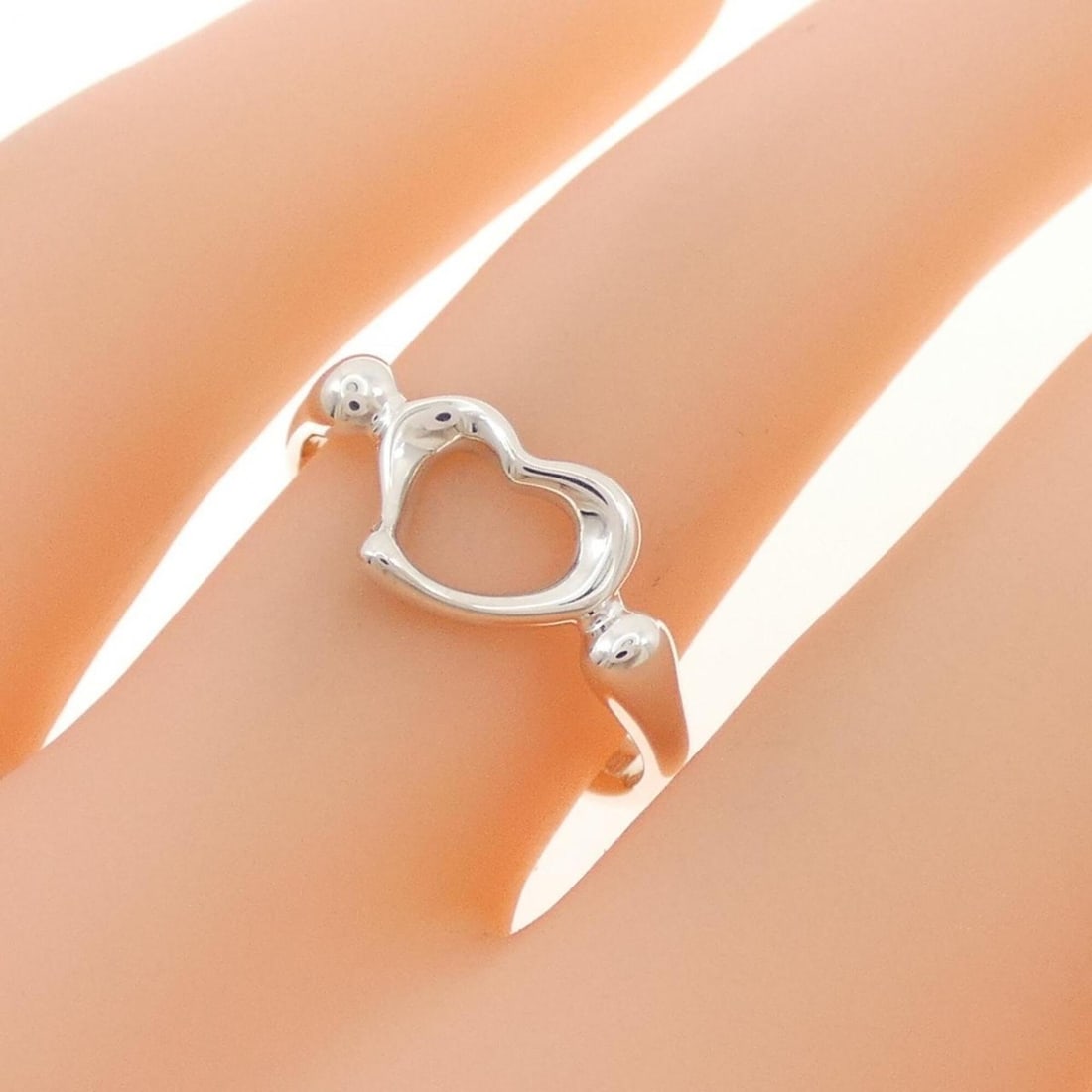 Tiffany Open Heart Ring - 5