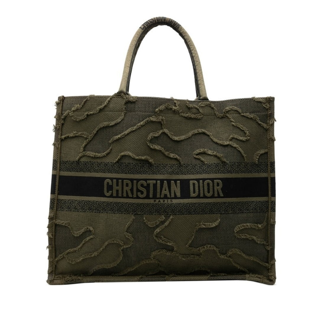 Christian Dior Book Tote Large Handbag, Khaki Canvas, Women's: --- Catalog ---Category: SizeSize (HxWxD): 35cm x 41cm x 19cm / 13.77'' x 16.14'' x 7.48''Category: DesignType: HandbagColor: KhakiGender: WomenMaterial: Canvas Category: GeneralBrand: Christian Dior-