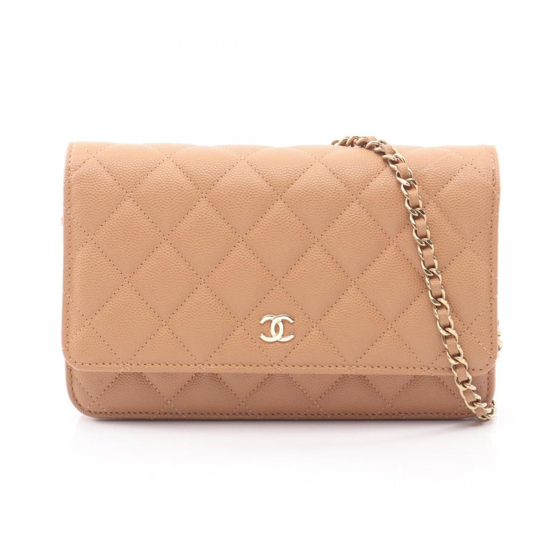 Chanel Matelassé Shoulder Bag/Handbag, Caviar Leather (Grained Calfskin), Women's, Brown, AP0250: --- Catalog ---Category: SizeSize (HxWxD): 12cm x 19cm x 3.5cm / 4.72'' x 7.48'' x 1.37''Strap Length: 122cm / 48.03''Category: DesignType: Handbag, Shoulder bagColor: BrownGender: WomenMaterial: Grai