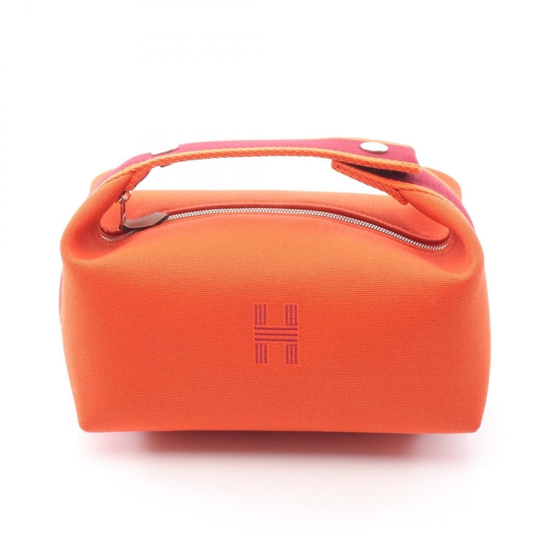 Hermes Bride à Brac PM Orange Handbag, Canvas, Women's, Orange/Bordeaux, H104222M: --- Catalog ---Category: SizeSize (HxWxD): 10cm x 21cm x 13cm / 3.93'' x 8.26'' x 5.11''Category: DesignType: HandbagColor: Bordeaux, Feu, OrangeGender: WomenMaterial: Canvas Category: GeneralMPN: H10
