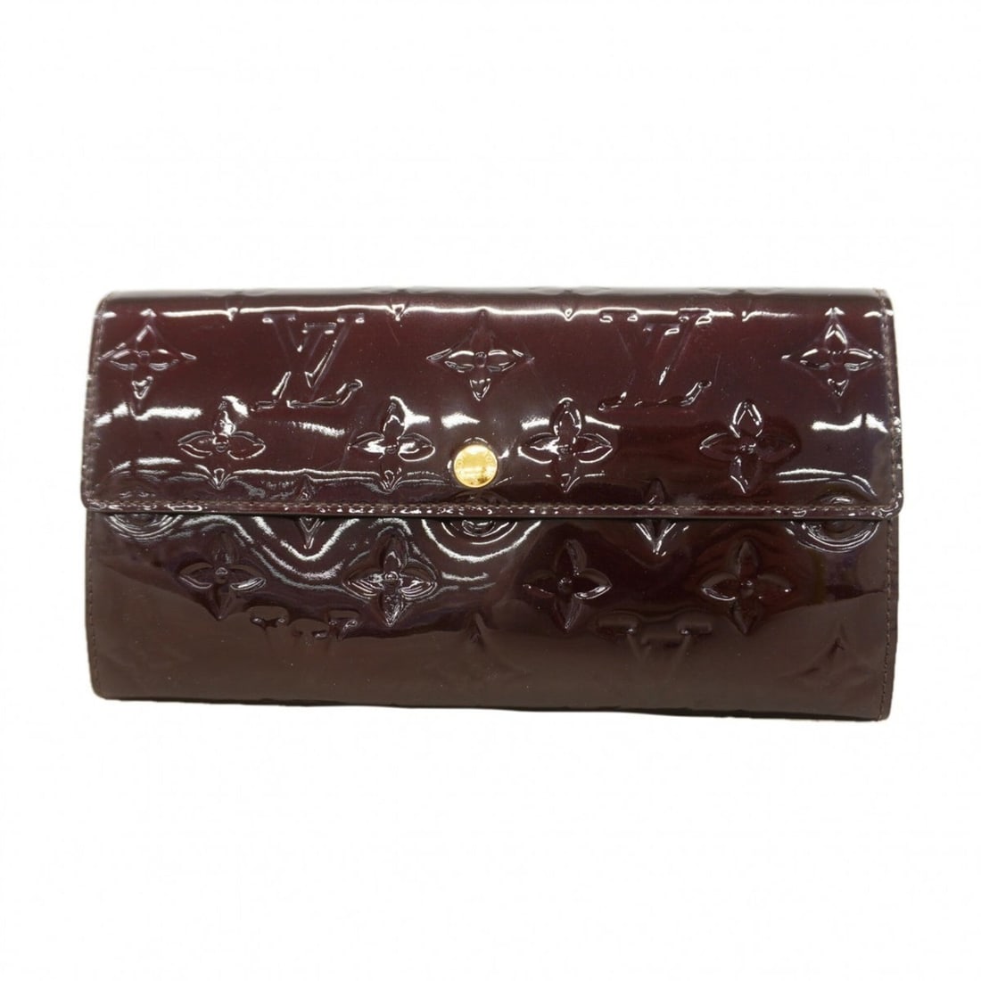 Louis Vuitton Vernis Portefeuille Sarah Long Wallet M93524 Amarante Ladies (1 of 15)