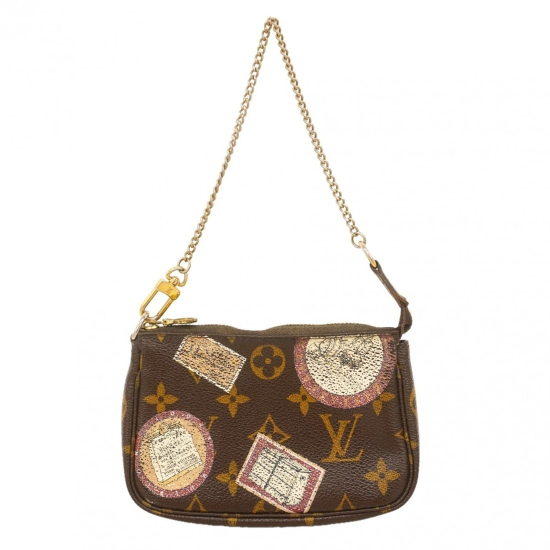 Louis Vuitton Bag/Pouch Monogram Patch Mini Pochette Accessoires M95804 Brown Women's: --- Catalog ---Category: SizeSize (HxWxD): 9.5cm x 14.5cm x 2.5cm / 3.74'' x 5.7'' x 0.98''Category: DesignType: PouchColor: BrownGender: WomenCategory: GeneralMPN: M95804Brand: Louis Vuitton--- Item 