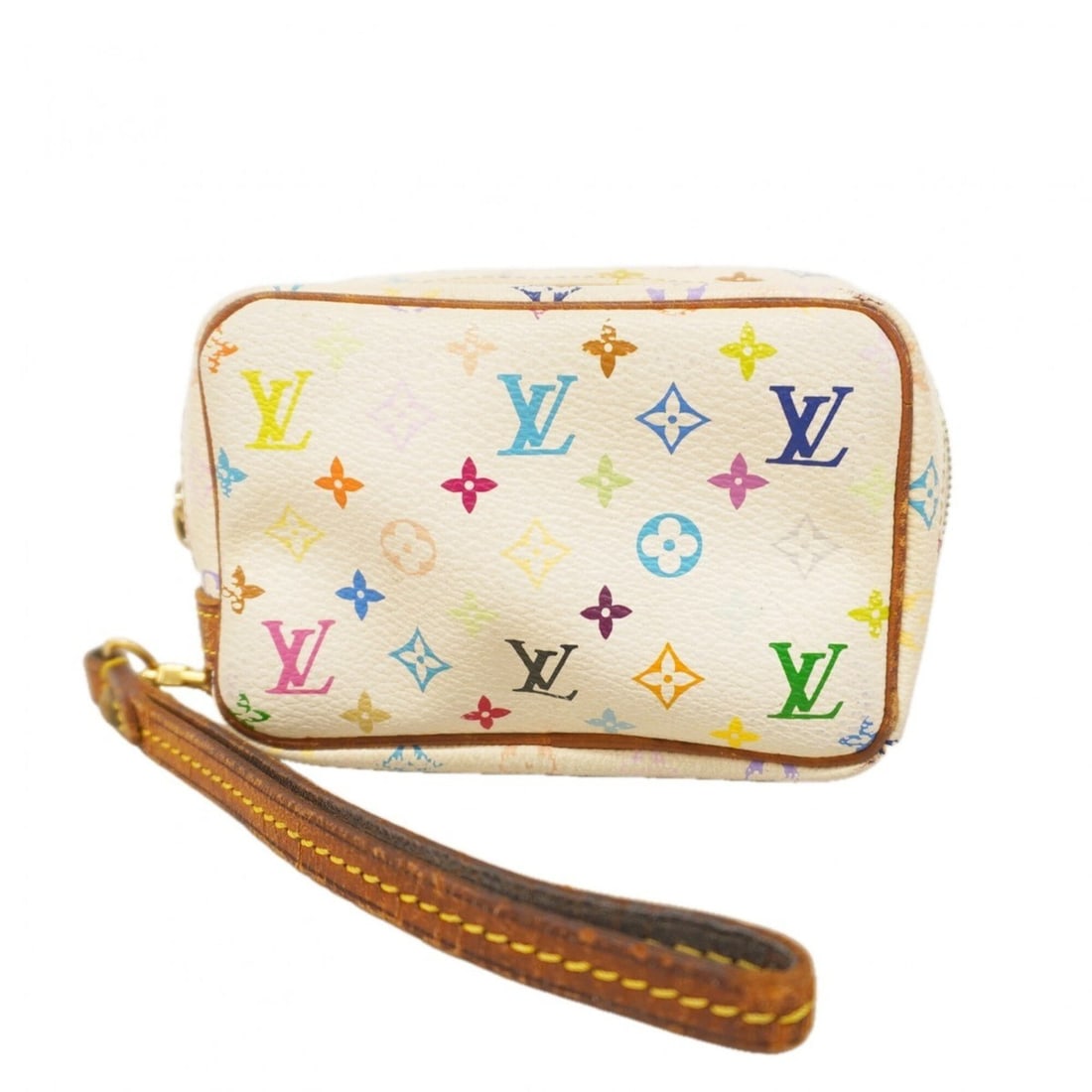 Louis Vuitton Monogram Multicolore Trouswapiti Bag/Pouch M58033 Blanc (Ladies) (1 of 10)