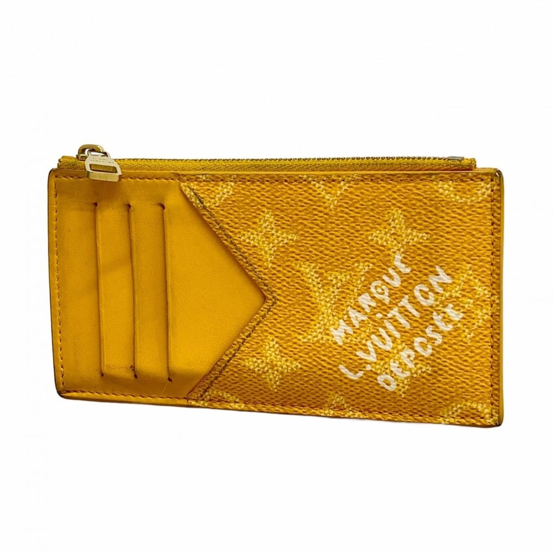 Louis Vuitton Monogram Heritage Coin Card Holder M12660 Saffron Yellow Men's Wallet/Coin Case: --- Catalog ---Category: SizeSize (HxWxD): 7.5cm x 14.5cm x 1cm / 2.95'' x 5.7'' x 0.39''Category: DesignType: Coin purse/coin caseColor: YellowGender: MenCategory: GeneralMPN: M12660Brand: Louis Vuit