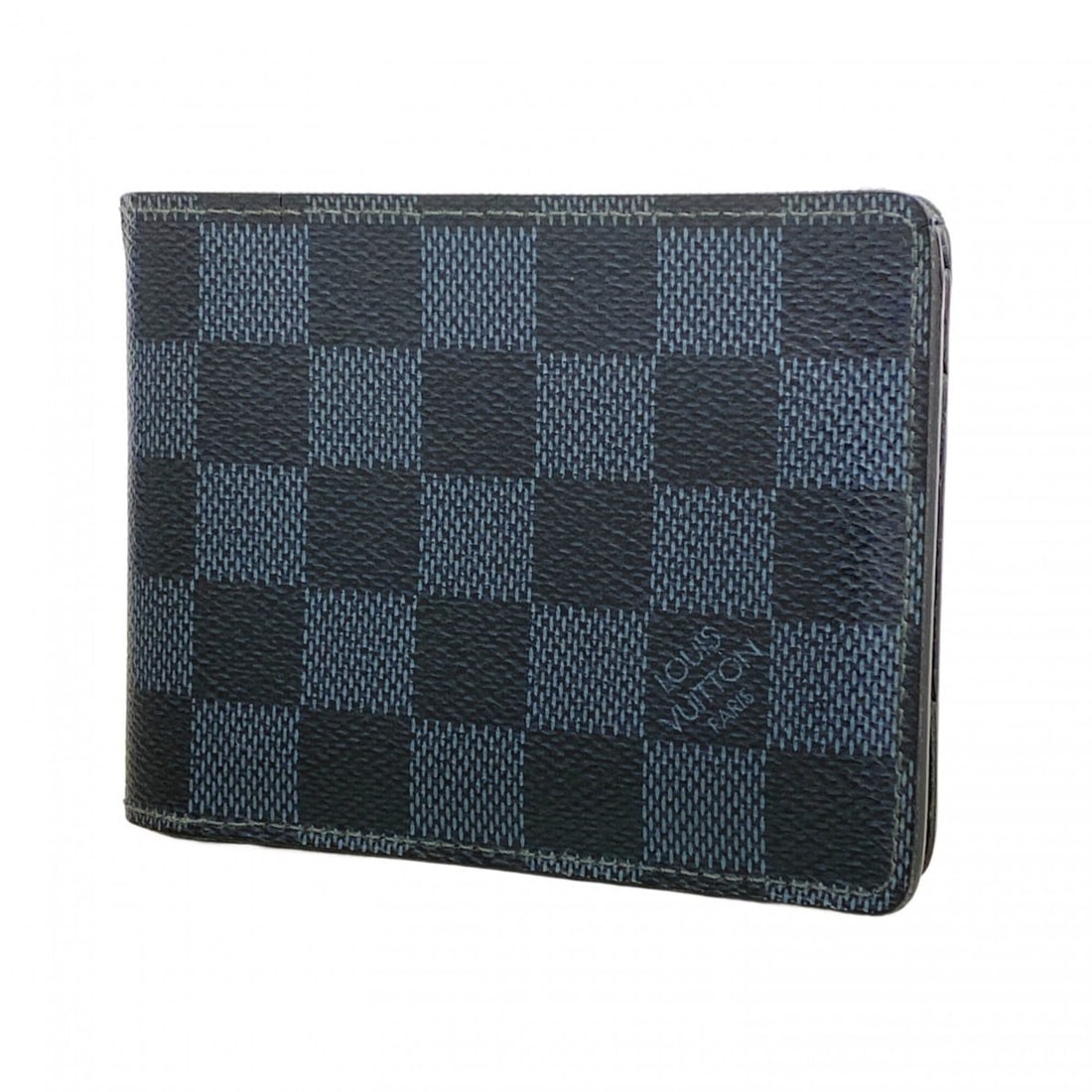 Louis Vuitton Damier Cobalt Portefeuille Multiple Wallet N63211 Black Navy Men's: --- Catalog ---Category: SizeSize (HxWxD): 9cm x 12cm x 1.5cm / 3.54'' x 4.72'' x 0.59''Category: DesignType: Wallet (bi-fold)Color: Black, NavyGender: MenCategory: GeneralMPN: N63211Brand: Louis Vuit