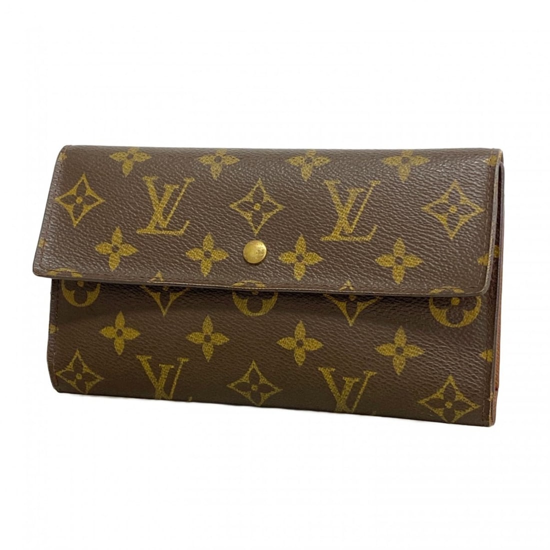Louis Vuitton Tri-fold Long Wallet Monogram Portefeuille Tresor International M61215 Brown: --- Catalog ---Category: SizeSize (HxWxD): 11cm x 19cm x 2.5cm / 4.33'' x 7.48'' x 0.98''Category: DesignType: Long wallet (tri-fold)Color: BrownGender: Men,WomenCategory: GeneralMPN: M61215Brand: Lou