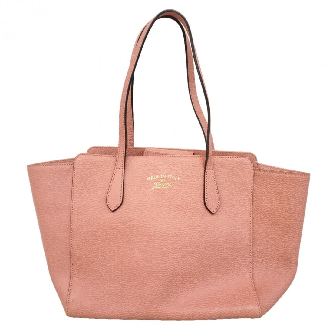 Gucci Swing Tote Bag 354408 Leather Pink Women's: --- Catalog ---Category: SizeSize (HxWxD): 24cm x 26.5cm x 15cm / 9.44'' x 10.43'' x 5.9''Category: DesignType: Tote bagColor: PinkGender: WomenMaterial: Leather Hardware Color: GoldCategory: GeneralM