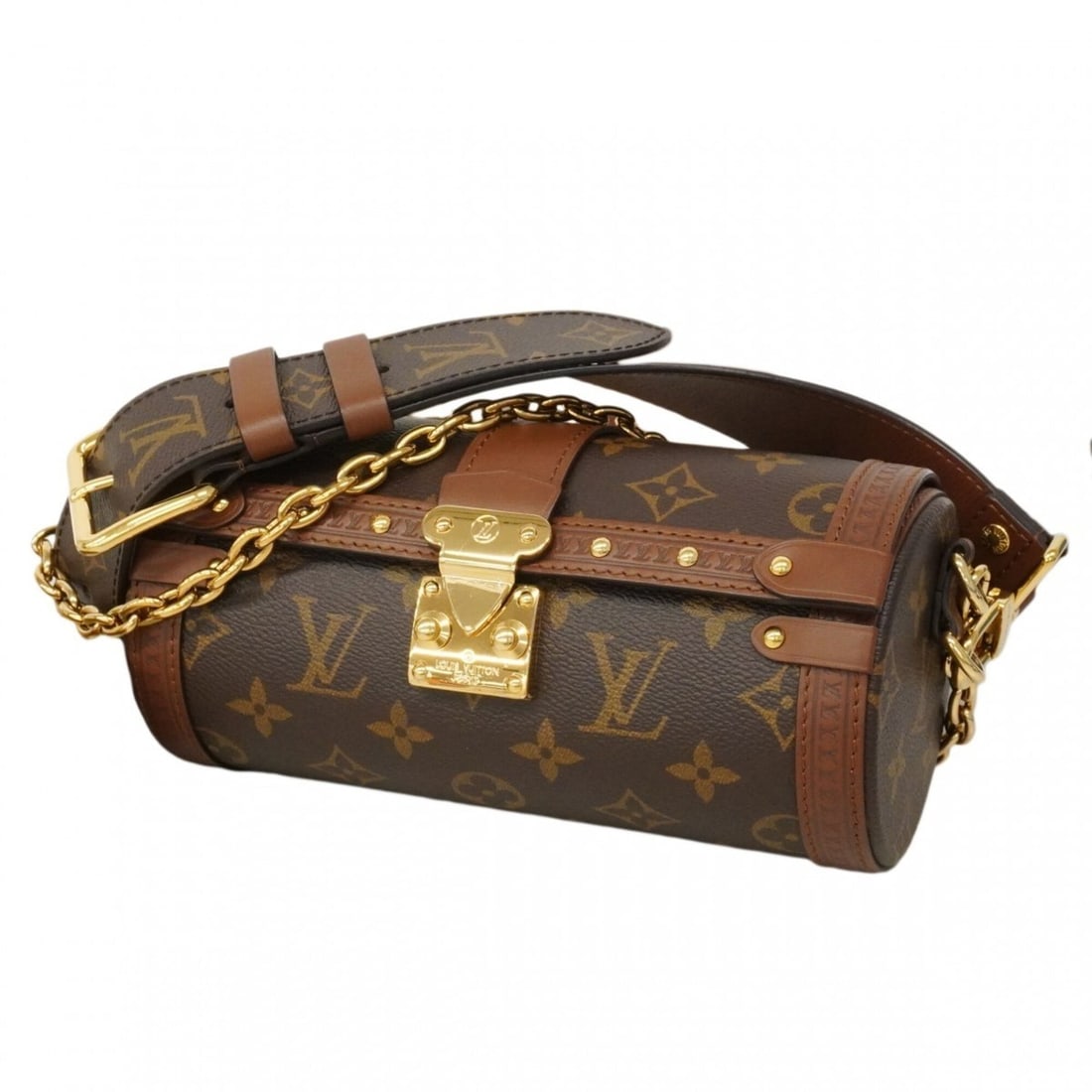 Louis Vuitton Monogram Papillon Trunk Handbag M57835 Brown 2-way bag for women: --- Catalog ---Category: SizeSize (HxWxD): 10cm x 20.5cm x 9cm / 3.93'' x 8.07'' x 3.54''Category: DesignType: HandbagColor: BrownGender: WomenCategory: GeneralMPN: M57835Brand: Louis Vuitton--- Item 