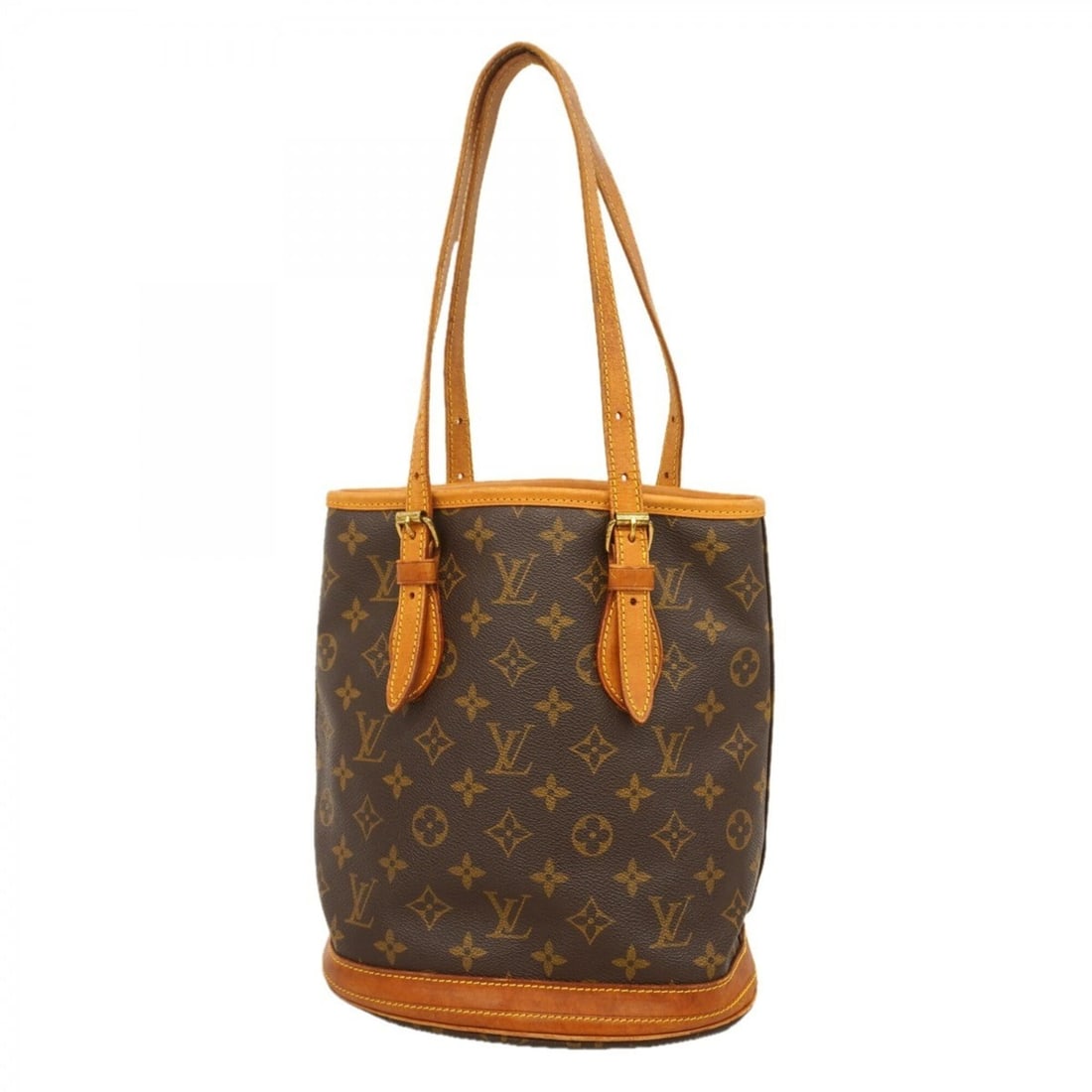 Louis Vuitton Monogram Bucket PM Tote Bag M42238 Brown (Women's): --- Catalog ---Category: SizeSize (HxWxD): 26.5cm x 23cm x 16cm / 10.43'' x 9.05'' x 6.29''Category: DesignType: Tote bagColor: BrownGender: WomenCategory: GeneralMPN: M42238Brand: Louis Vuitton--- It
