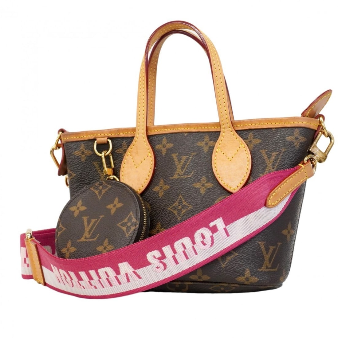 Louis Vuitton Monogram Neverfull BB Handbag M46786 Rose Peony 2-way bag for women: --- Catalog ---Category: SizeSize (HxWxD): 15cm x 17cm x 9cm / 5.9'' x 6.69'' x 3.54''Category: DesignType: HandbagColor: BrownGender: WomenCategory: GeneralMPN: M46786Brand: Louis Vuitton--- Item Lis