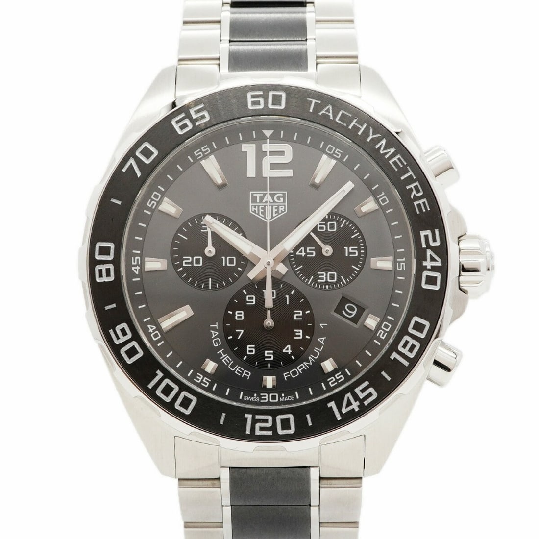 TAG Heuer Formula 1 CAZ1011 Gray Dial Men's Watch: --- Catalog ---Category: SizeWrist Size: 17.5cm / 6.88''Case Diameter: 43mm / 1.69''Category: DesignType: WristwatchGender: MenColor (Dial): GrayMaterial (Band): Ceramic, Stainless steelCategory: Gene