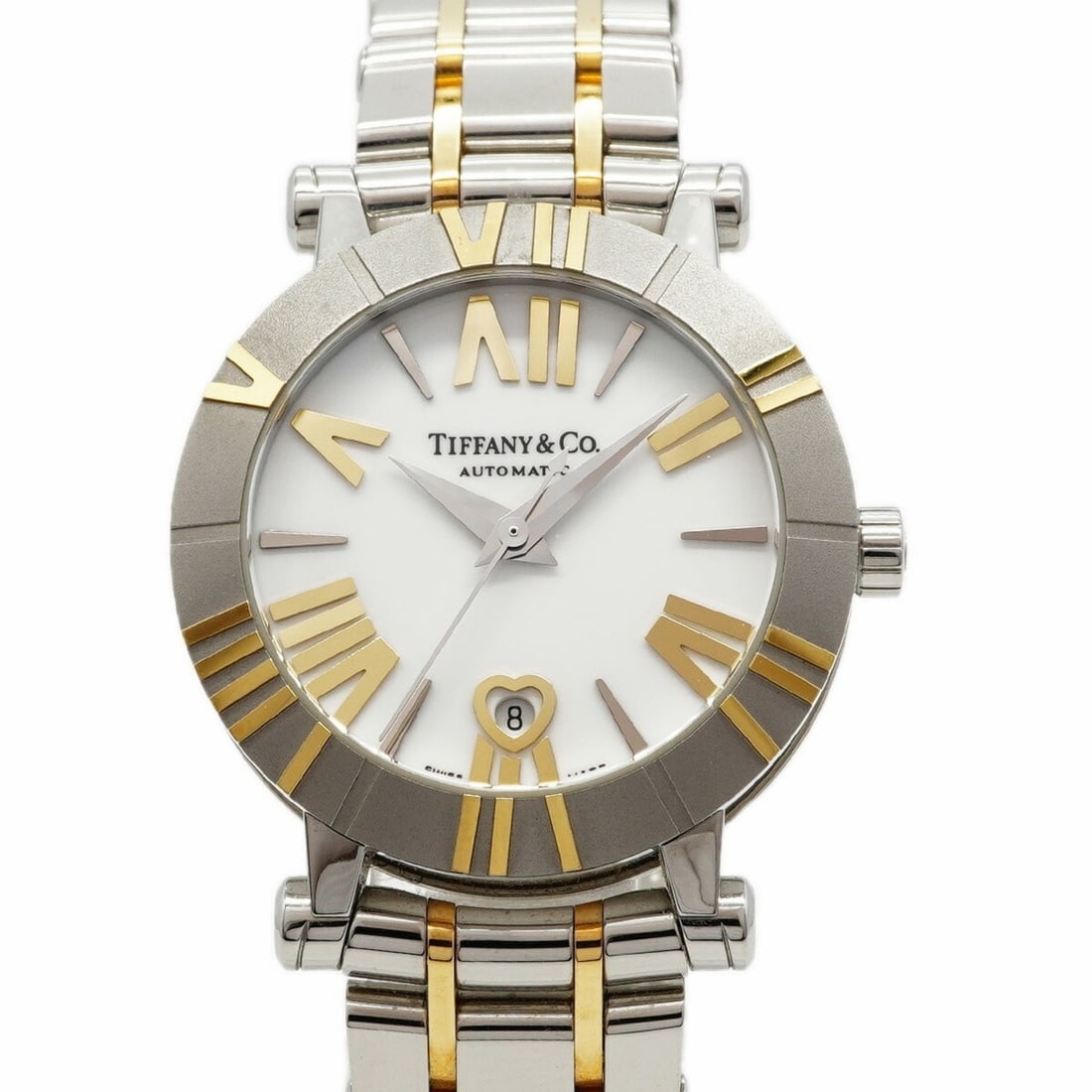 Tiffany & Co. Atlas Z1300.68.16A20A00A White Dial Women's Watch: --- Catalog ---Category: SizeWrist Size: 15cm / 5.9''Case Diameter: 30mm / 1.18''Category: DesignType: WristwatchGender: WomenColor (Dial): WhiteMaterial (Band): Stainless steel, Yellow goldCategory: 