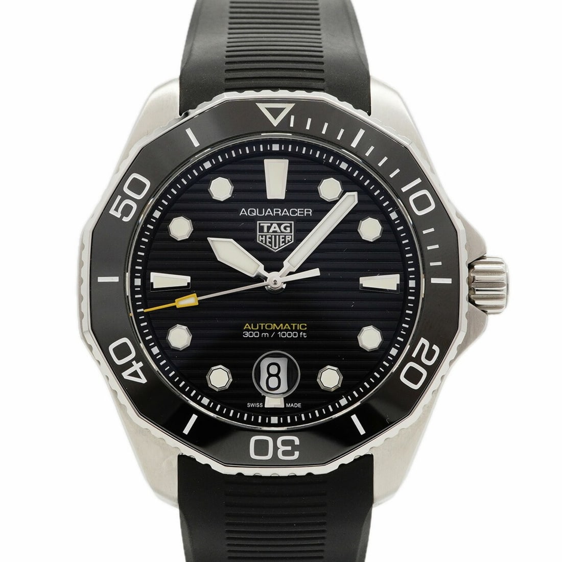TAG Heuer Aquaracer WBP201A Black Dial Men's Watch: --- Catalog ---Category: SizeWrist Size: 19.5cm / 7.67''Case Diameter: 43.5mm / 1.71''Category: DesignType: WristwatchGender: MenColor (Dial): BlackMaterial (Band): RubberCategory: GeneralMPN: WBP201A