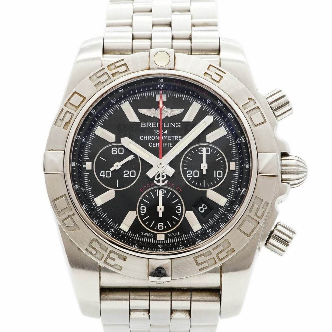 Breitling Chronomat 44 AB0110 Black Dial Men's Watch (1 of 13)