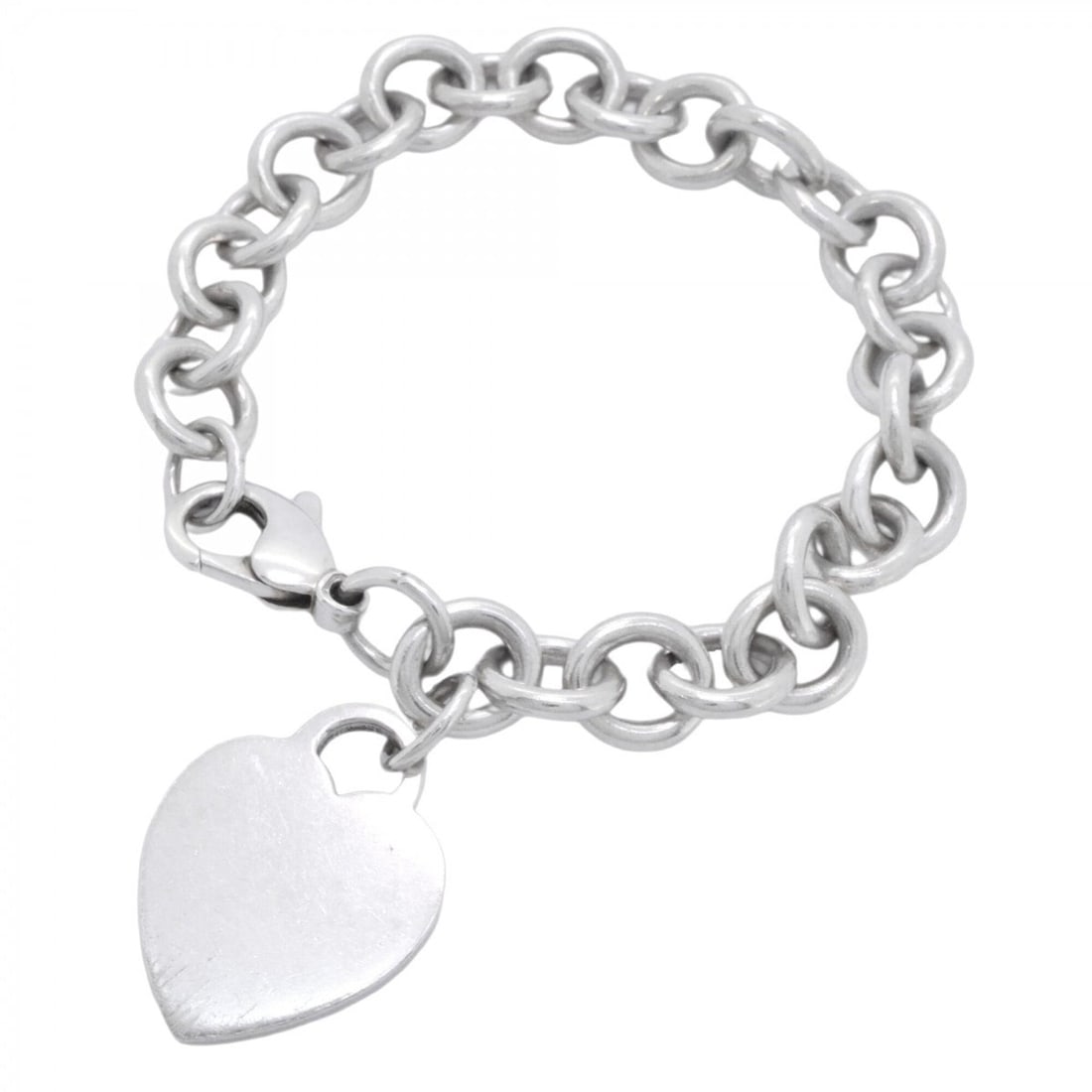 Tiffany & Co. Heart Tag Bracelet, Sterling Silver 925, Women's: --- Catalog ---Category: SizeLength: 17cm / 6.69''Category: DesignType: Charm braceletGender: WomenMaterial: Silver 925Category: GeneralBrand: Tiffany--- Item List ---Section: ConditionRanking: Rank A