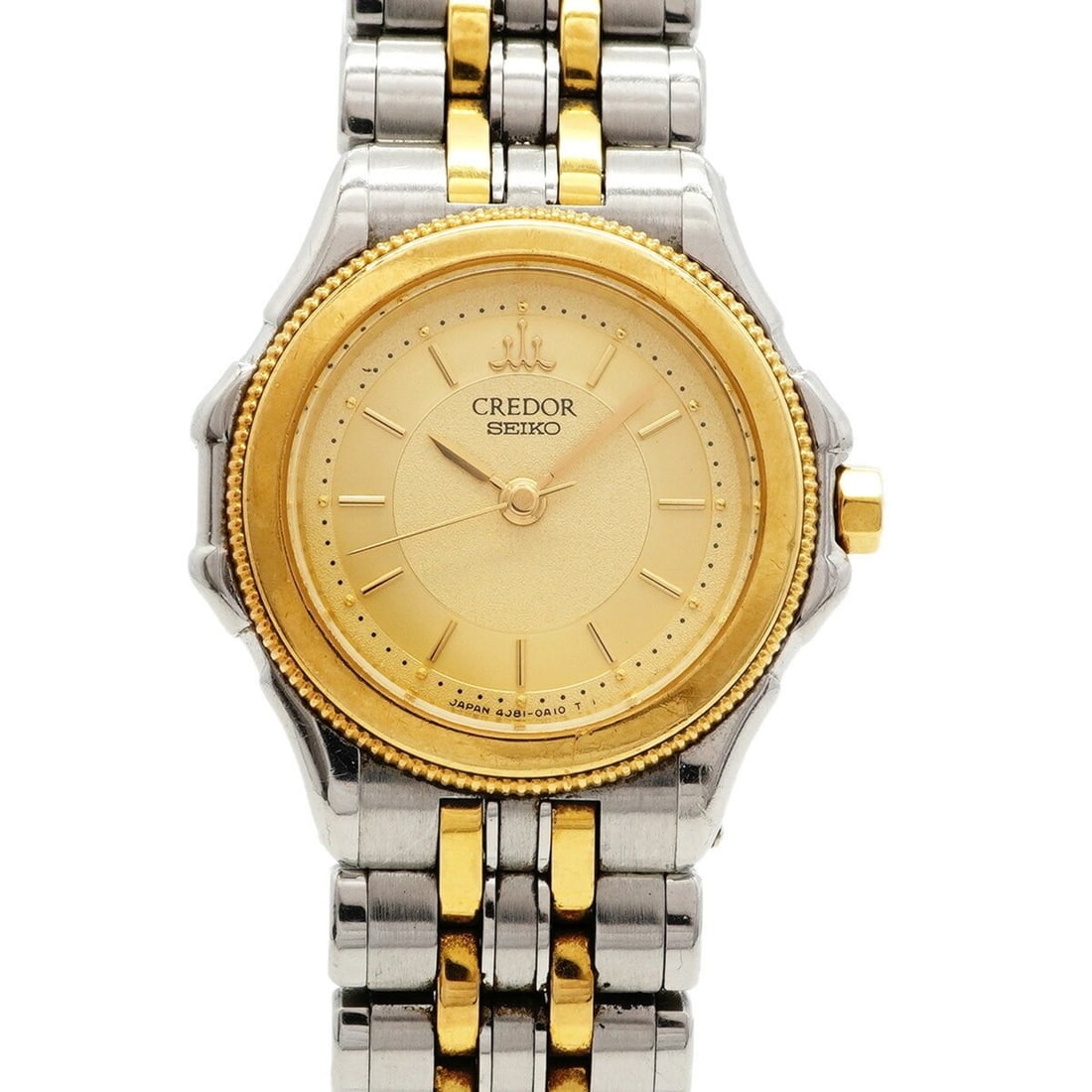 Seiko Credor 4J81-0A30 Gold Dial Women's Watch (1 of 11)