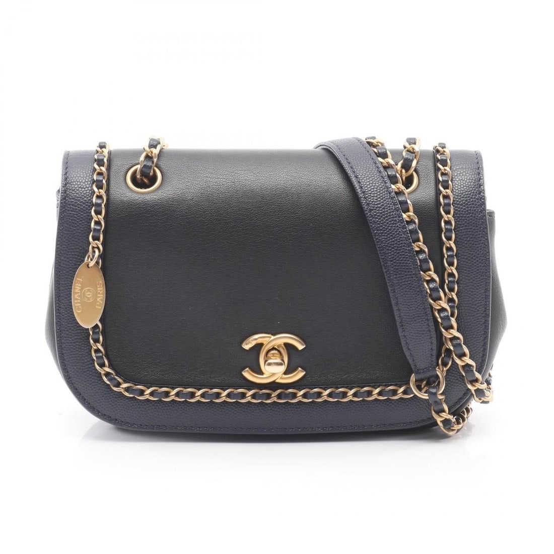 Chanel Chain Around Flap Bag Shoulder Handbag Lambskin (Sheepskin) Caviar Skin (Grained Calfskin) (1 of 9)