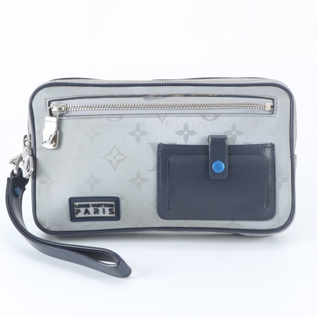 M44171 Louis Vuitton Monogram Satellite Alpha Clutch Leather Second Bag Handbag Pouch Men's (1 of 12)