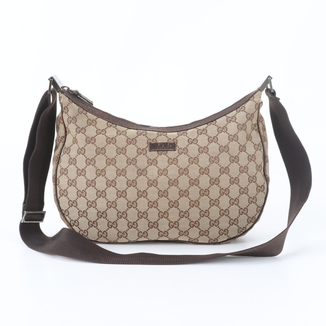 Gucci GG Canvas 122790 Leather Shoulder Bag, Crossbody Brown Handbag, Tote Women's: --- Catalog ---Category: SizeSize (HxWxD): 18cm x 29cm x 6cm / 7.08'' x 11.41'' x 2.36''Strap Length: 92cm / 36.22''Category: DesignType: Shoulder bag, Tote bagColor: BrownGender: WomenMaterial: Leath