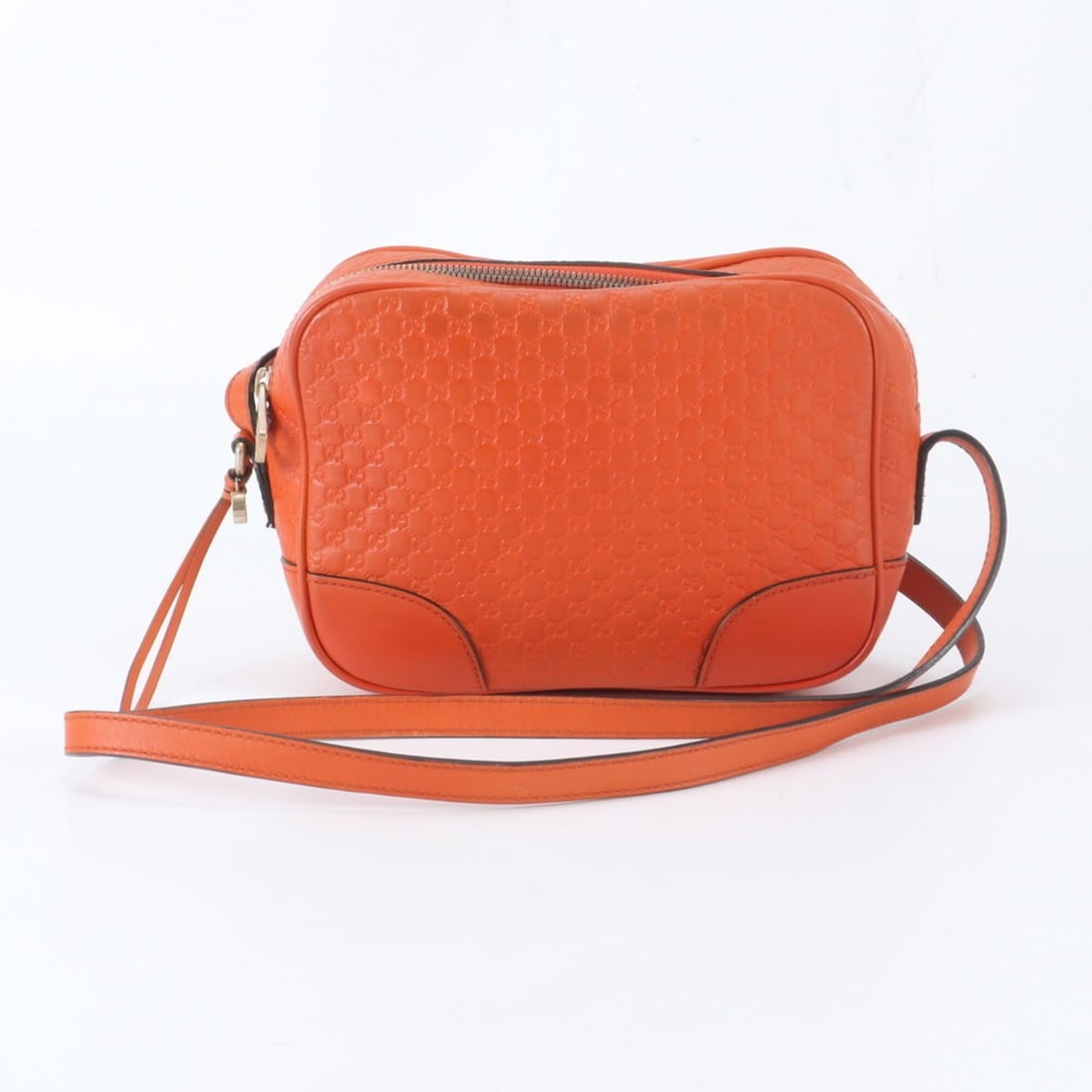 Gucci Micro Guccissima 449413 Leather Shoulder Bag, Crossbody Bag for Women: --- Catalog ---Category: SizeSize (HxWxD): 16cm x 21cm x 6cm / 6.29'' x 8.26'' x 2.36''Strap Length: 123cm / 48.42''Category: DesignType: Shoulder bagColor: OrangeGender: WomenMaterial: Leather Catego