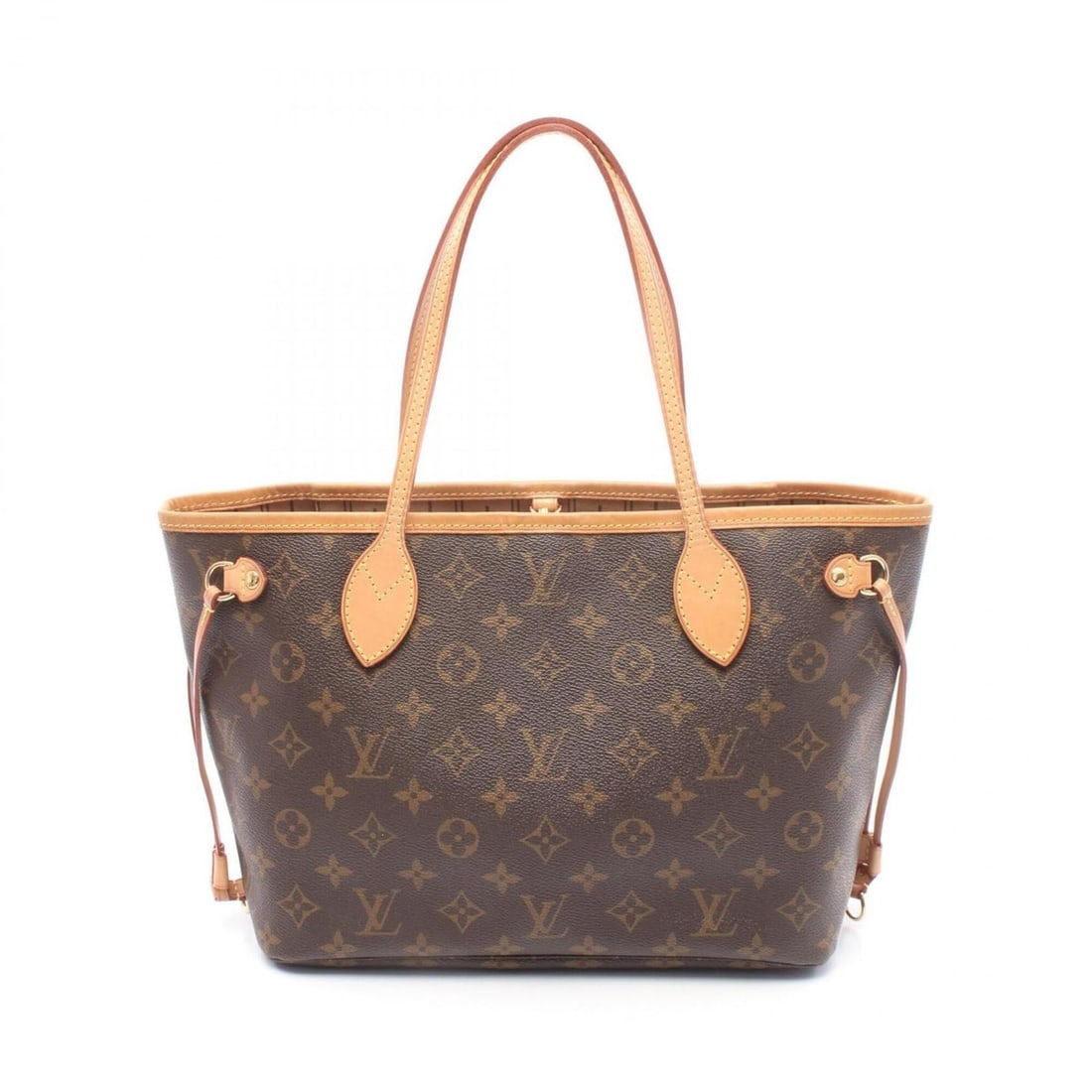 Louis Vuitton Neverfull PM Monogram Tote Bag Handbag, Coated Canvas Leather, Women's, Brown, M40155 (1 of 10)