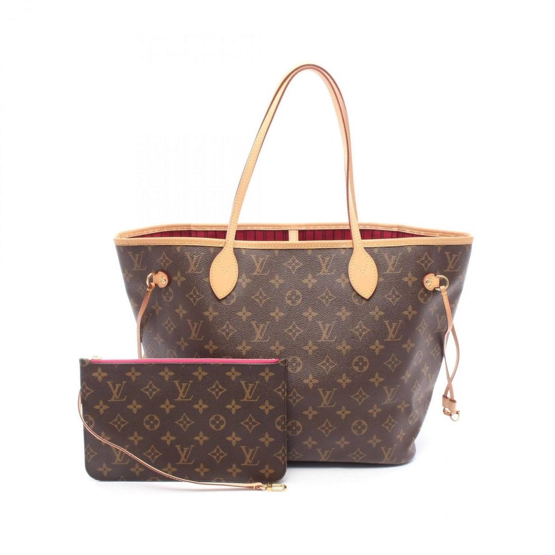Louis Vuitton Neverfull MM Monogram Pivoine Tote Bag Handbag, Coated Canvas Leather, Women's, Brown,: --- Catalog ---Category: SizeSize (HxWxD): 29cm x 32cm x 16cm / 11.41'' x 12.59'' x 6.29''Category: DesignType: Handbag, Pouch, Tote bagColor: Brown, PivoineGender: WomenMaterial: Monogram , Leather C