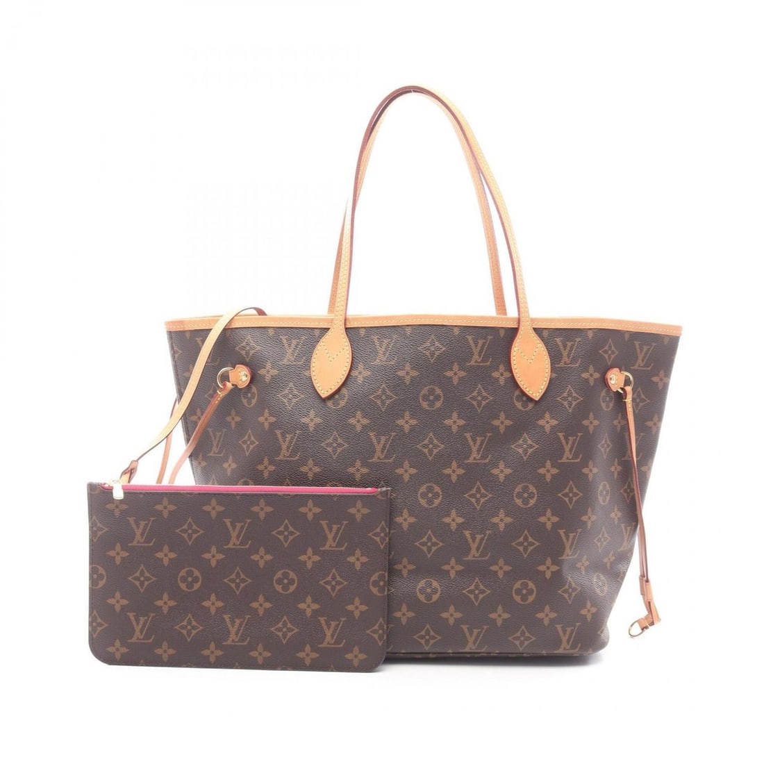 Louis Vuitton Neverfull MM Monogram Pivoine Tote Bag Handbag, Coated Canvas Leather, Women's, Brown,: --- Catalog ---Category: SizeSize (HxWxD): 29cm x 32cm x 16cm / 11.41'' x 12.59'' x 6.29''Category: DesignType: Handbag, Pouch, Tote bagColor: Brown, PivoineGender: WomenMaterial: Monogram , Leather C