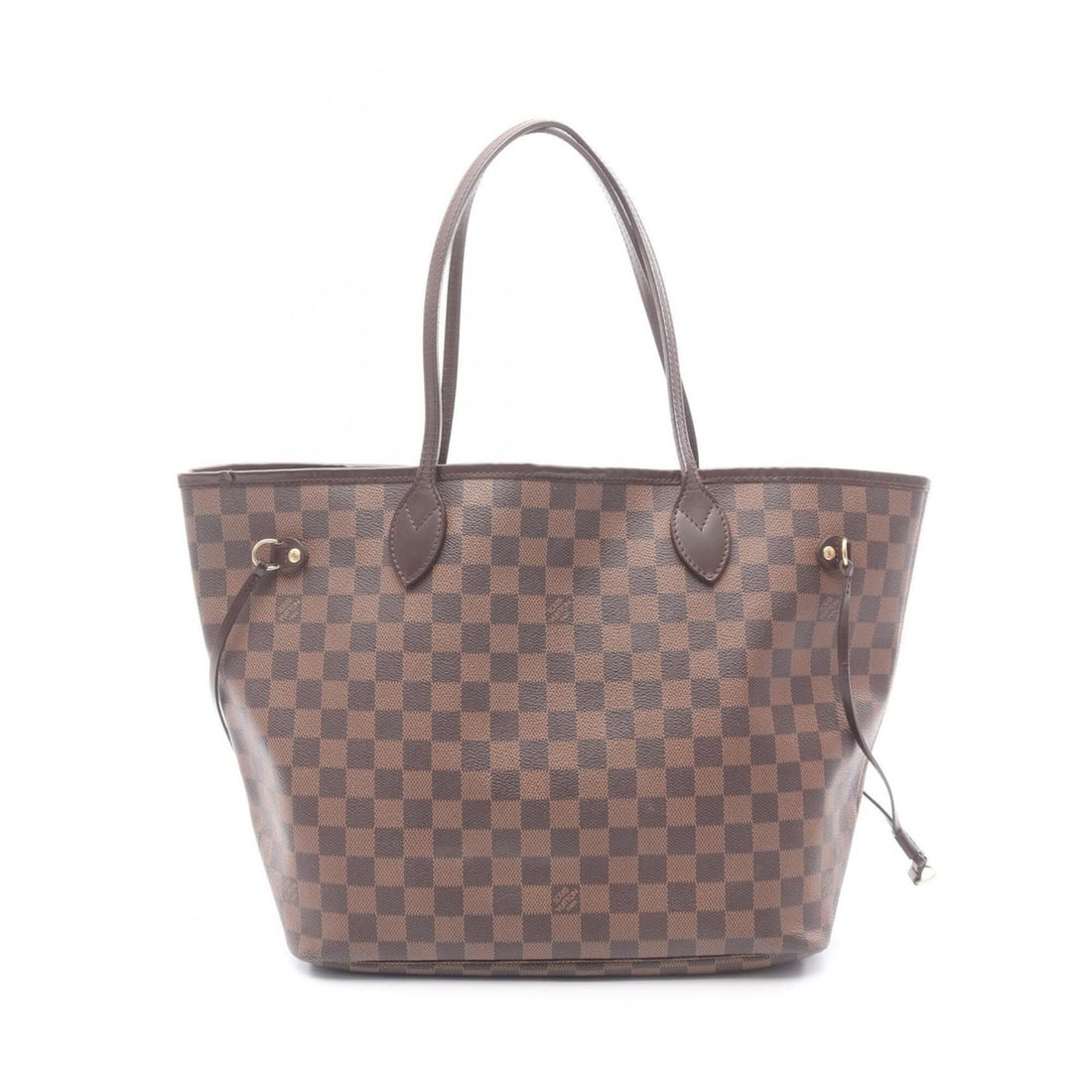 Louis Vuitton Neverfull MM Damier Ebene Tote Bag Handbag Coated Canvas Leather Women's Brown N51105: --- Catalog ---Category: SizeSize (HxWxD): 29cm x 32cm x 15cm / 11.41'' x 12.59'' x 5.9''Category: DesignType: Handbag, Tote bagColor: BrownGender: WomenMaterial: Coated canvas , Leather Category: Gen