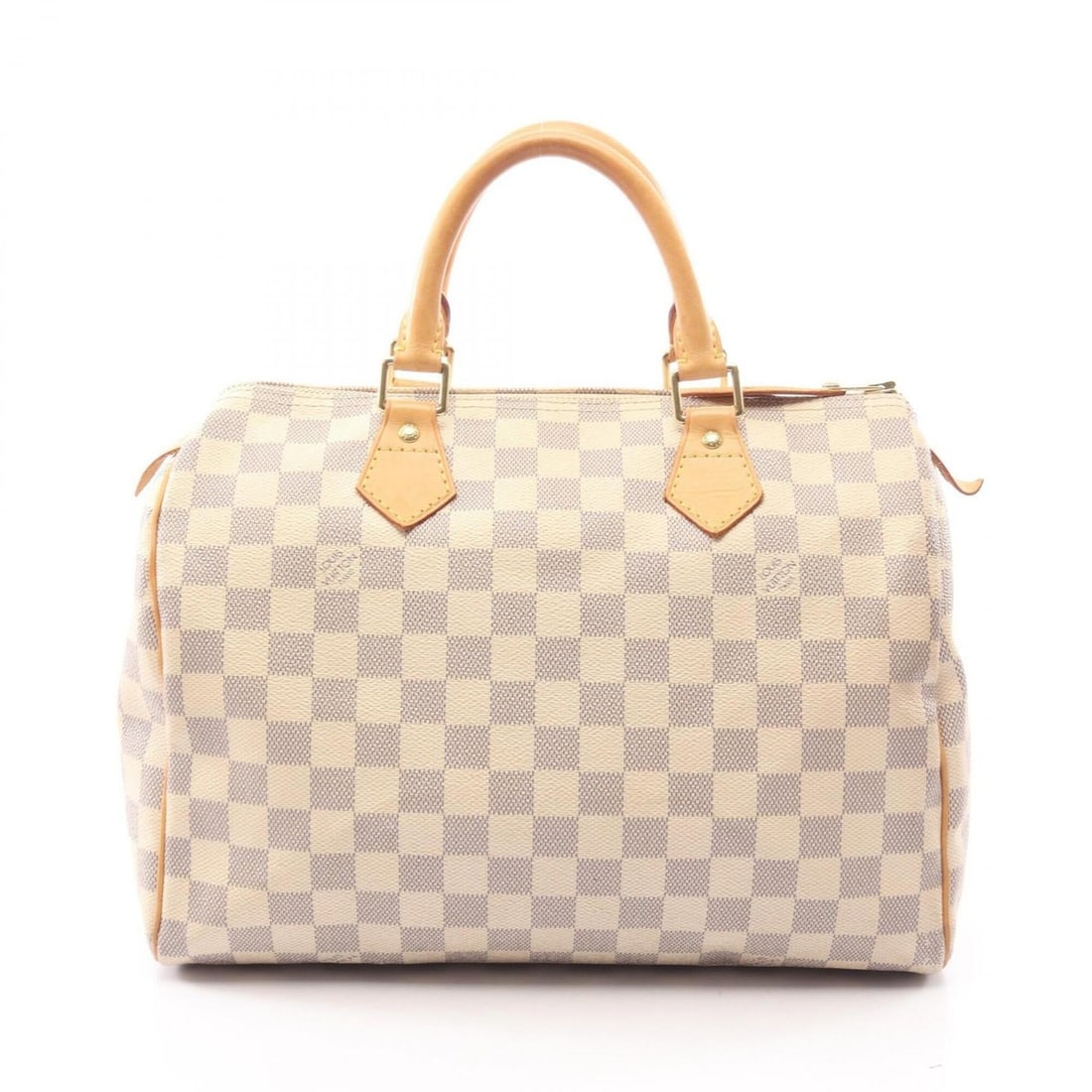 Louis Vuitton Speedy 30 Damier Azur Handbag, Coated Canvas Leather, Women's, White (N41533): --- Catalog ---Category: SizeSize (HxWxD): 22cm x 30cm x 17cm / 8.66'' x 11.81'' x 6.69''Category: DesignType: HandbagColor: WhiteGender: WomenMaterial: Damier Azur , Leather Category: GeneralMPN: N41