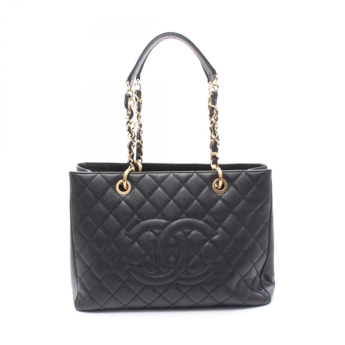 Chanel Matelassé Grand Shopping GST Tote Bag Handbag, Caviar Leather (Grained Calfskin), Women's,: --- Catalog ---Category: SizeSize (HxWxD): 24.5cm x 34cm x 13cm / 9.64'' x 13.38'' x 5.11''Category: DesignType: Handbag, Tote bagColor: BlackGender: WomenMaterial: Grained Calfskin Category: GeneralM