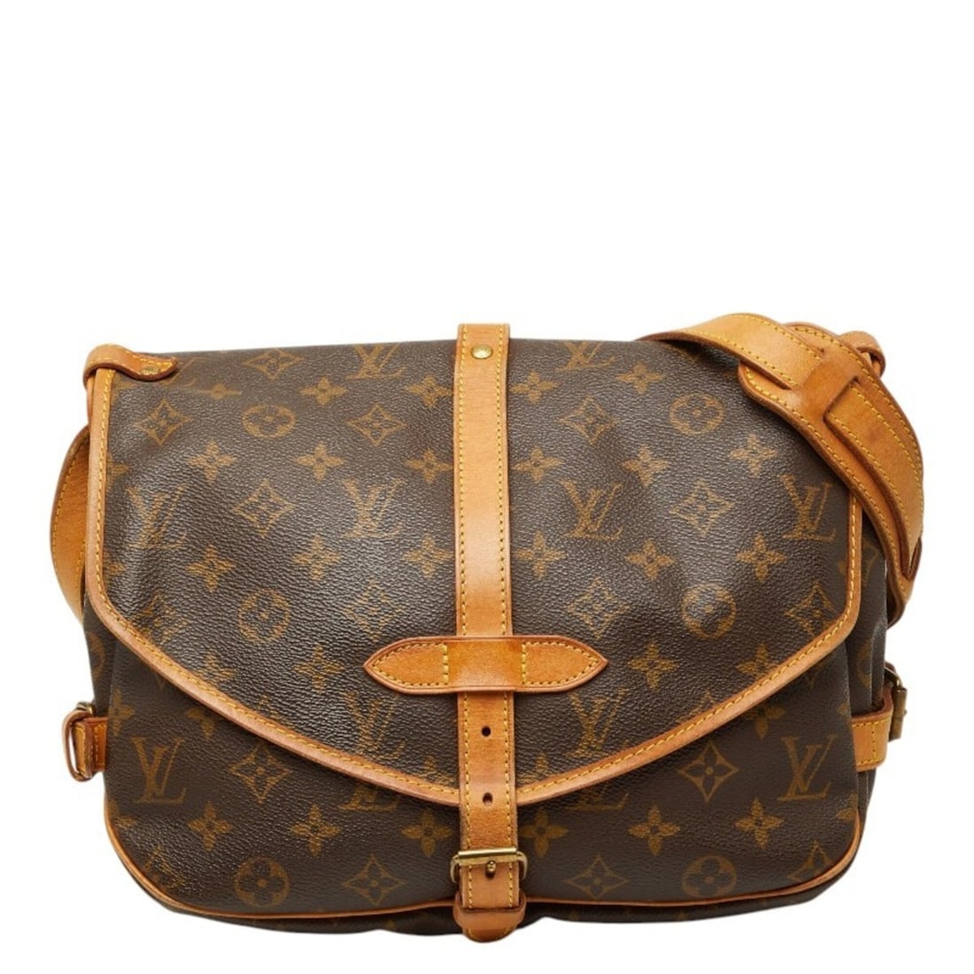 Louis Vuitton Monogram Saumur 30 Crossbody Shoulder Bag M42256 Brown Leather Women's LOUIS VUITTON: --- Catalog ---Category: SizeSize (HxWxD): 21cm x 27cm x 11cm / 8.26'' x 10.62'' x 4.33''Category: DesignType: Shoulder bagColor: Brown, MonogramGender: WomenMaterial: Monogram , PVC , Leather Categor