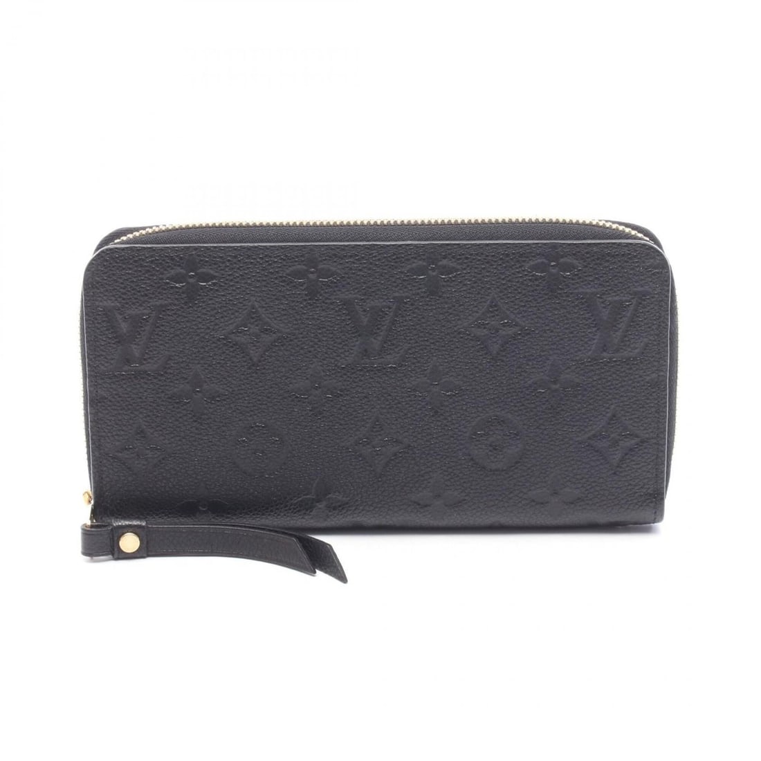 Louis Vuitton Zippy Wallet Monogram Empreinte Noir Round Long Leather Women's Black M61864 (1 of 20)