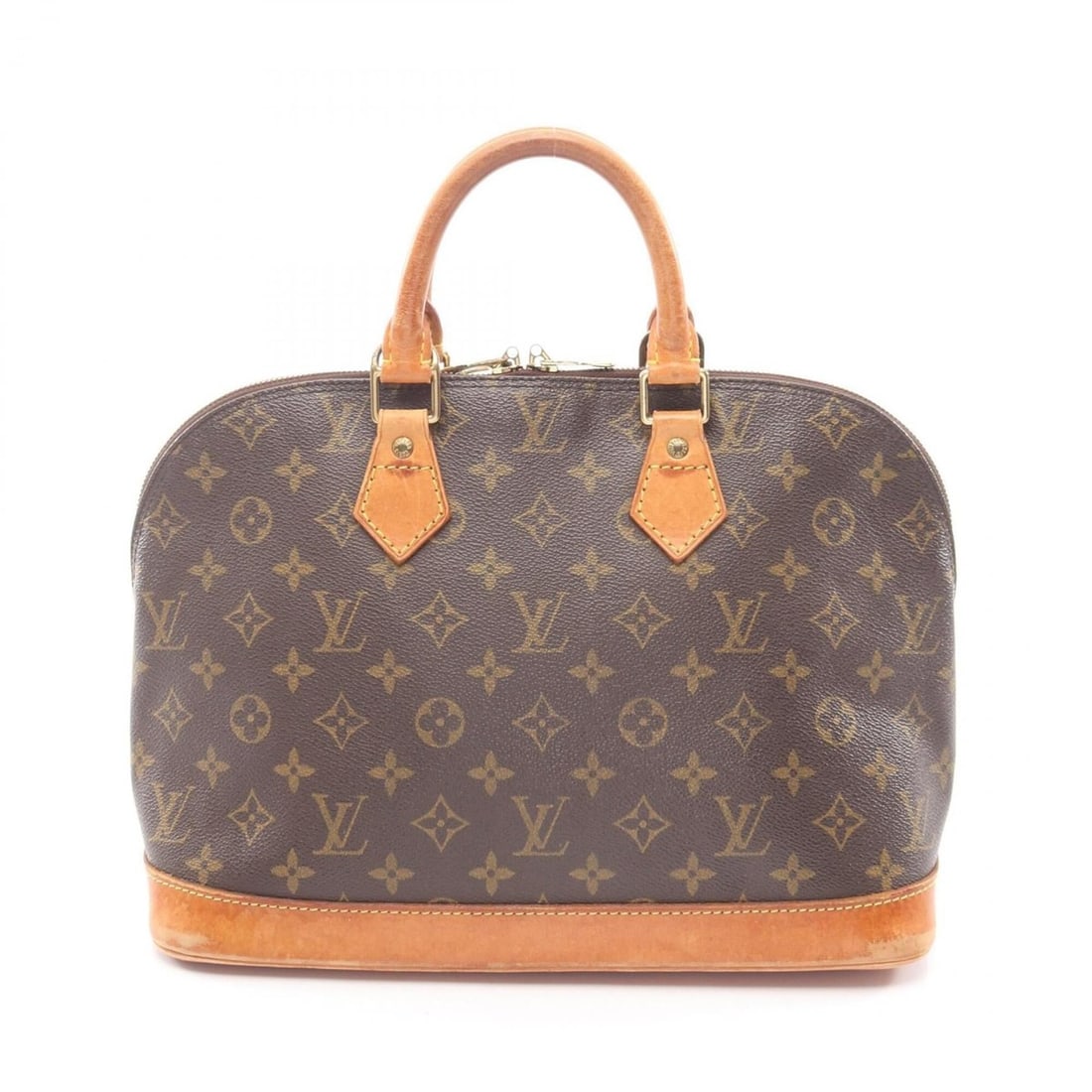 Louis Vuitton Alma PM Handbag, Coated Canvas and Leather, Monogram Pattern, Women's, Brown, M51130: --- Catalog ---Category: SizeSize (HxWxD): 23.5cm x 32cm x 16cm / 9.25'' x 12.59'' x 6.29''Category: DesignType: HandbagColor: BrownGender: WomenMaterial: Coated canvas , Leather Category: GeneralMPN: